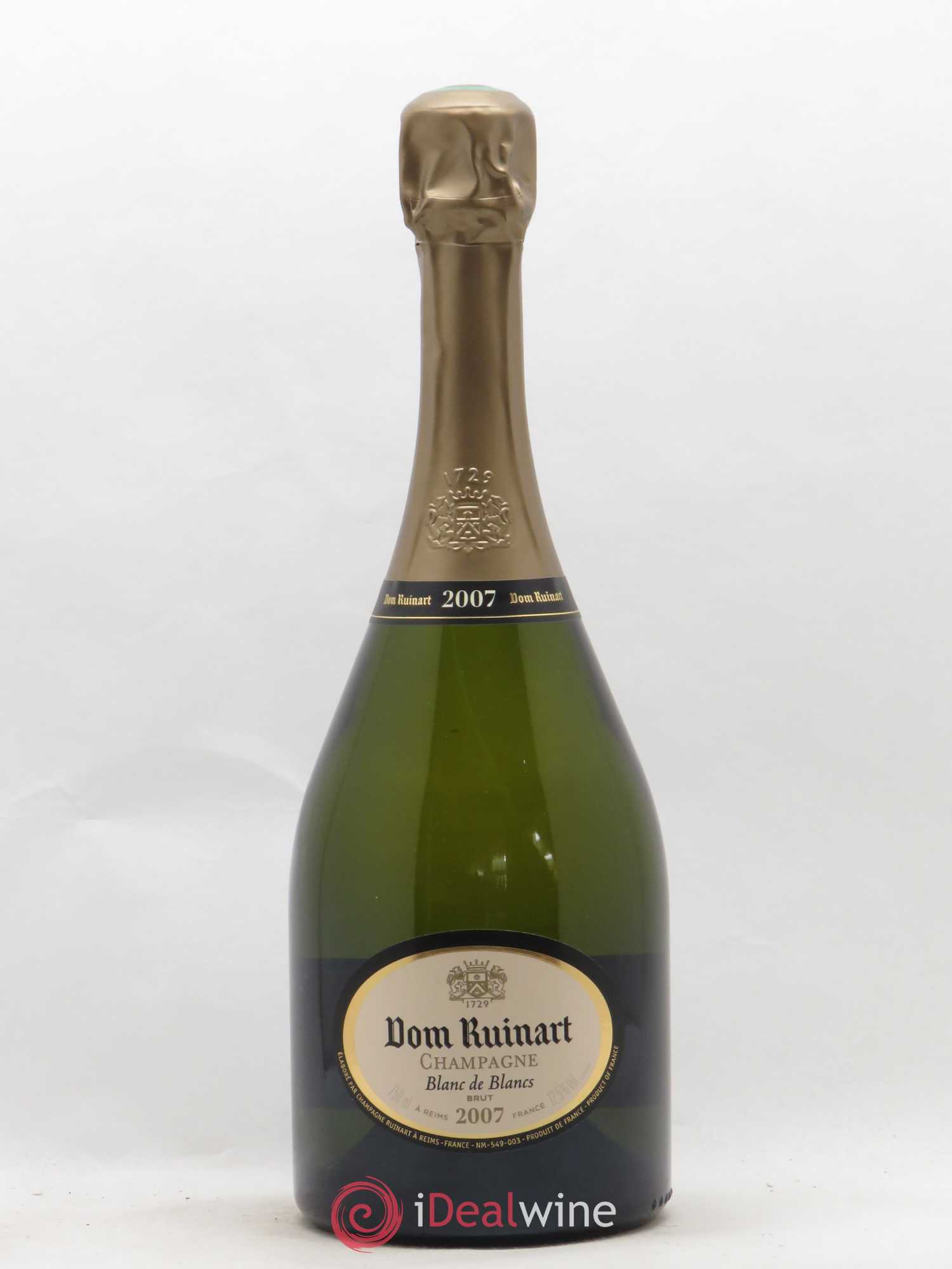 Dom Ruinart Brut Ruinart 2007 - Lot de 1 bouteille - 0