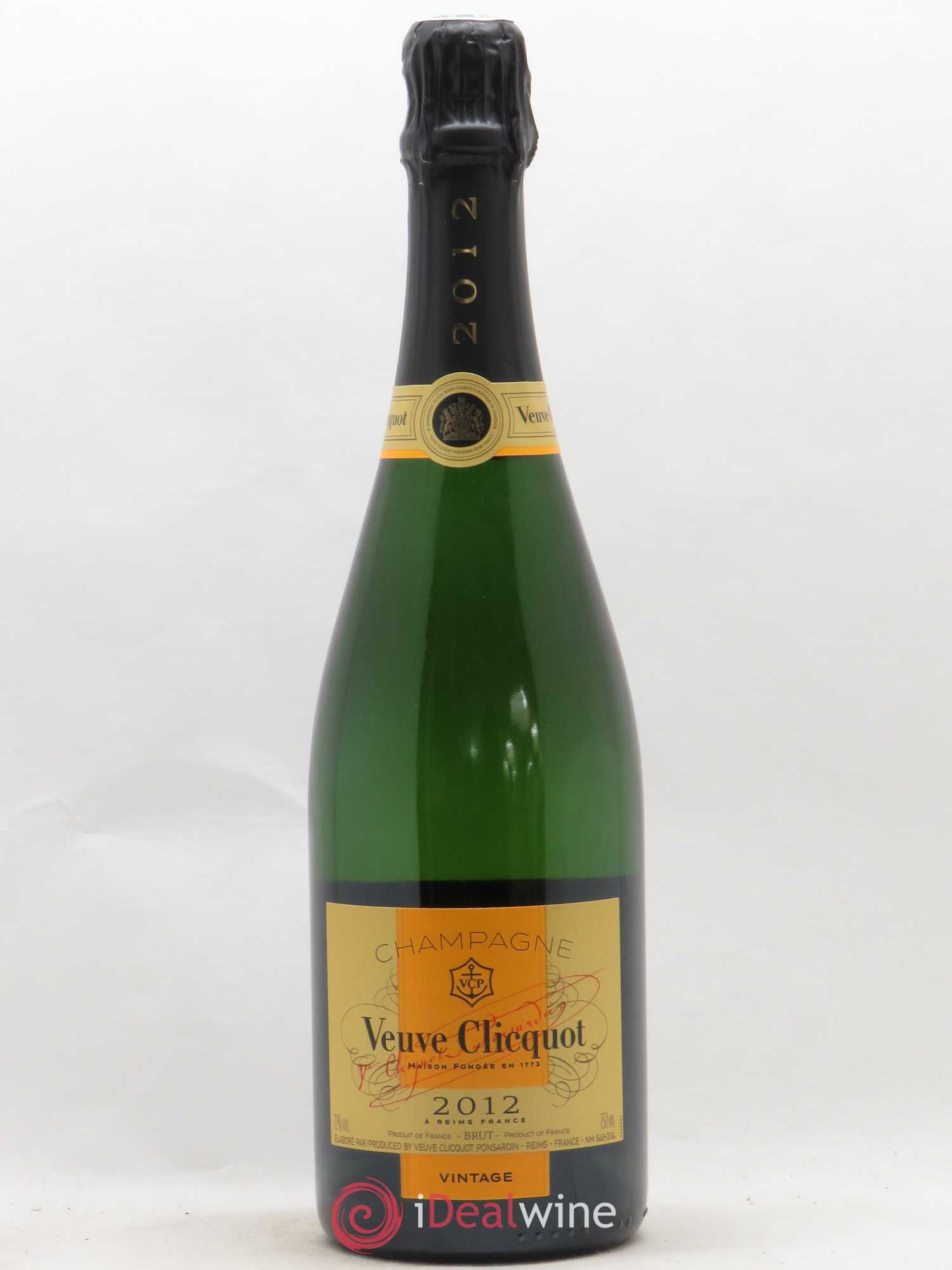 Brut Millésimé Veuve Clicquot 2012 - Lot de 1 bouteille - 0