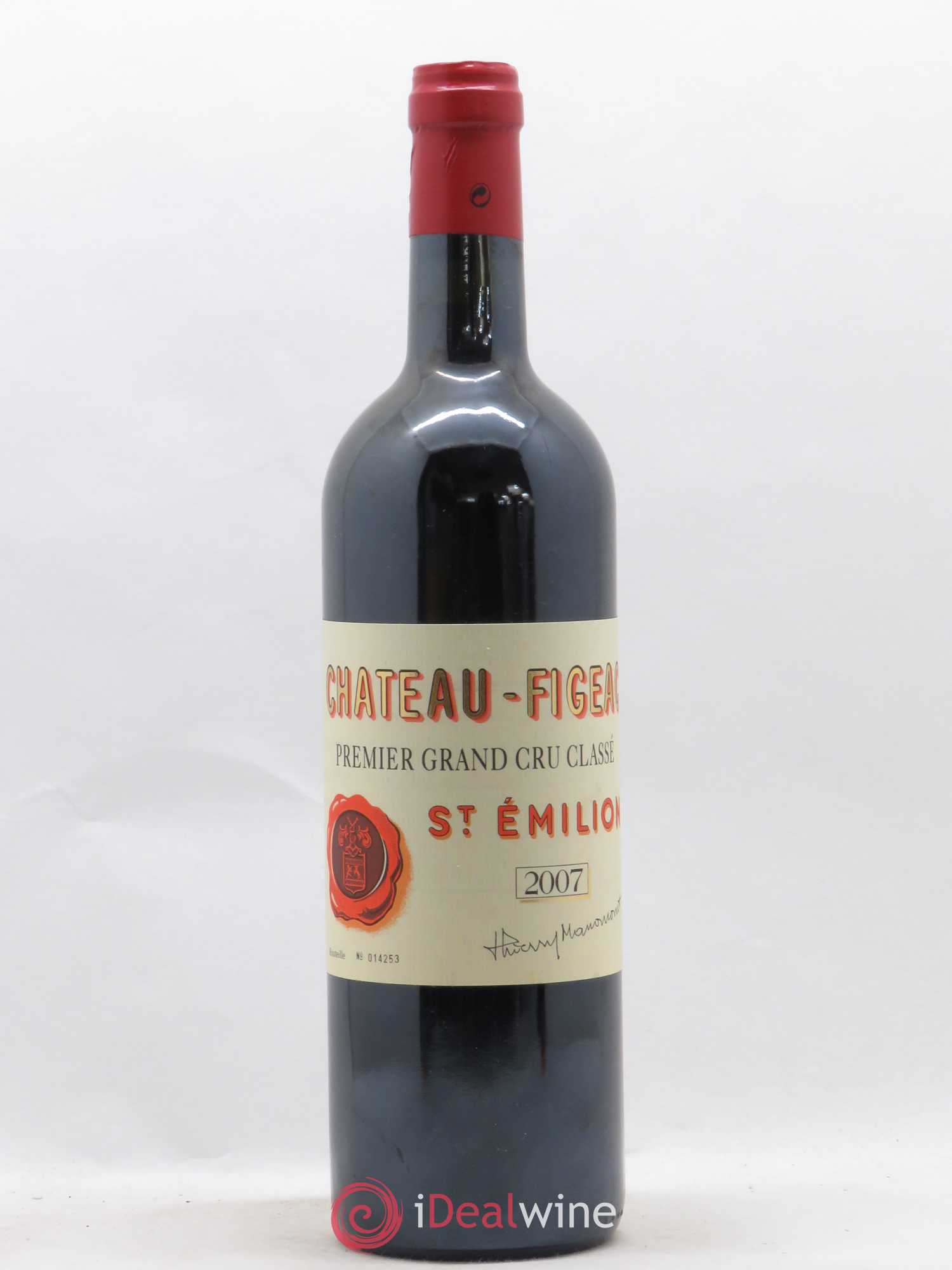Château Figeac 1er Grand Cru Classé A 2007 - Lot de 1 bouteille - 0