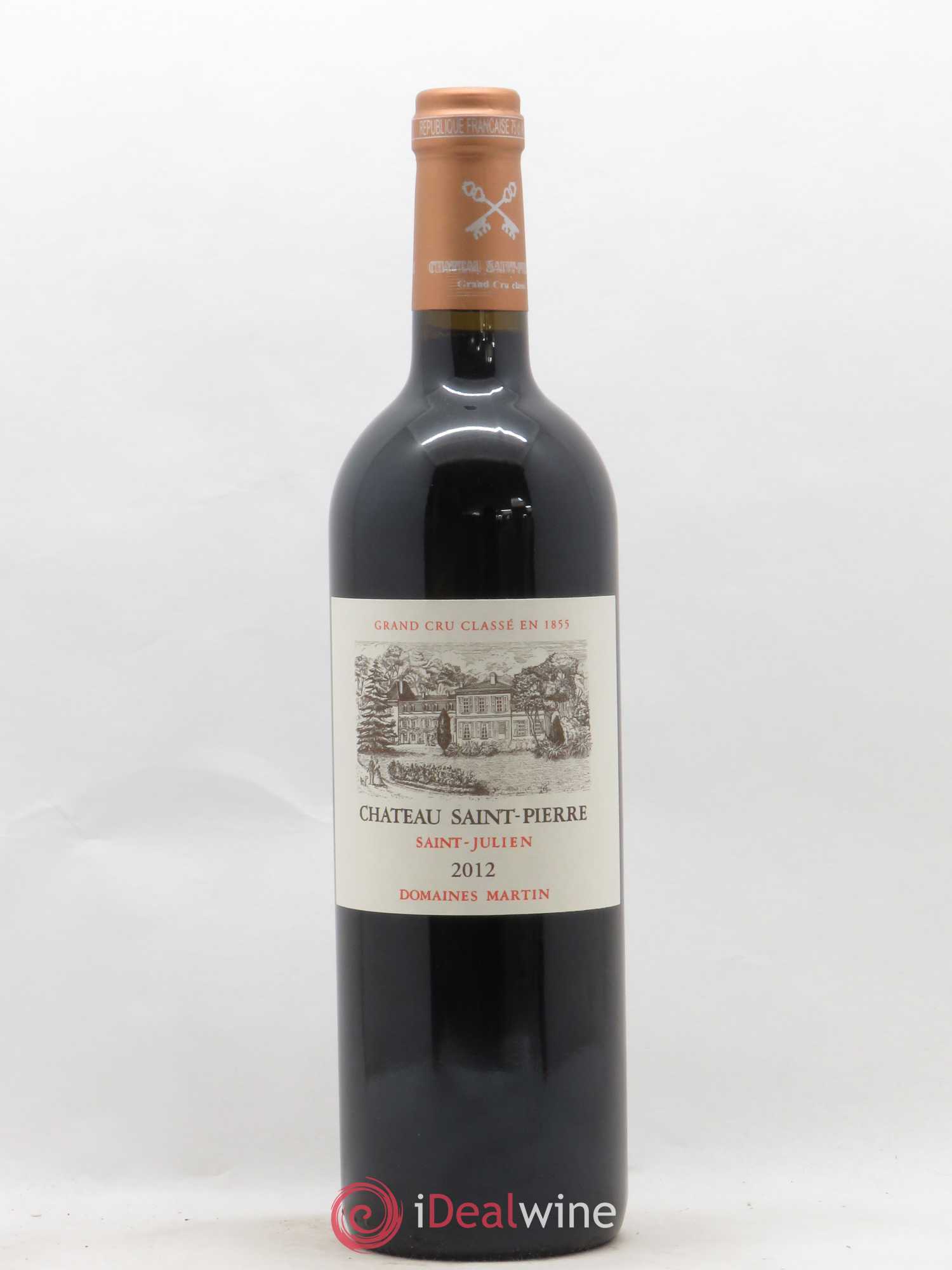 Château Saint-Pierre 4ème Grand Cru Classé 2012 - Lot de 1 bouteille - 0
