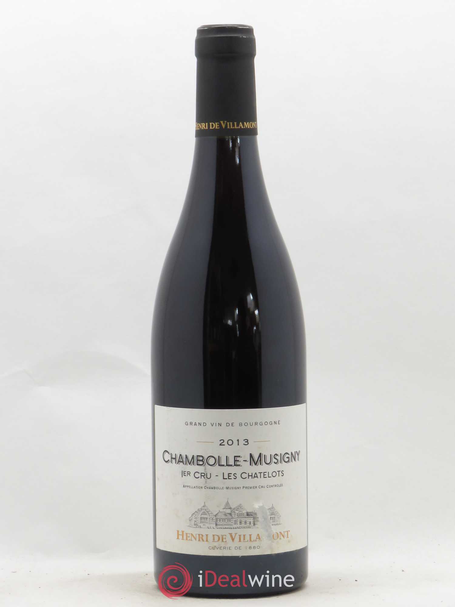 Chambolle-Musigny 1er Cru Les Chatelots Henri de Villamont 2013 - Posten von 1 Flasche - 0