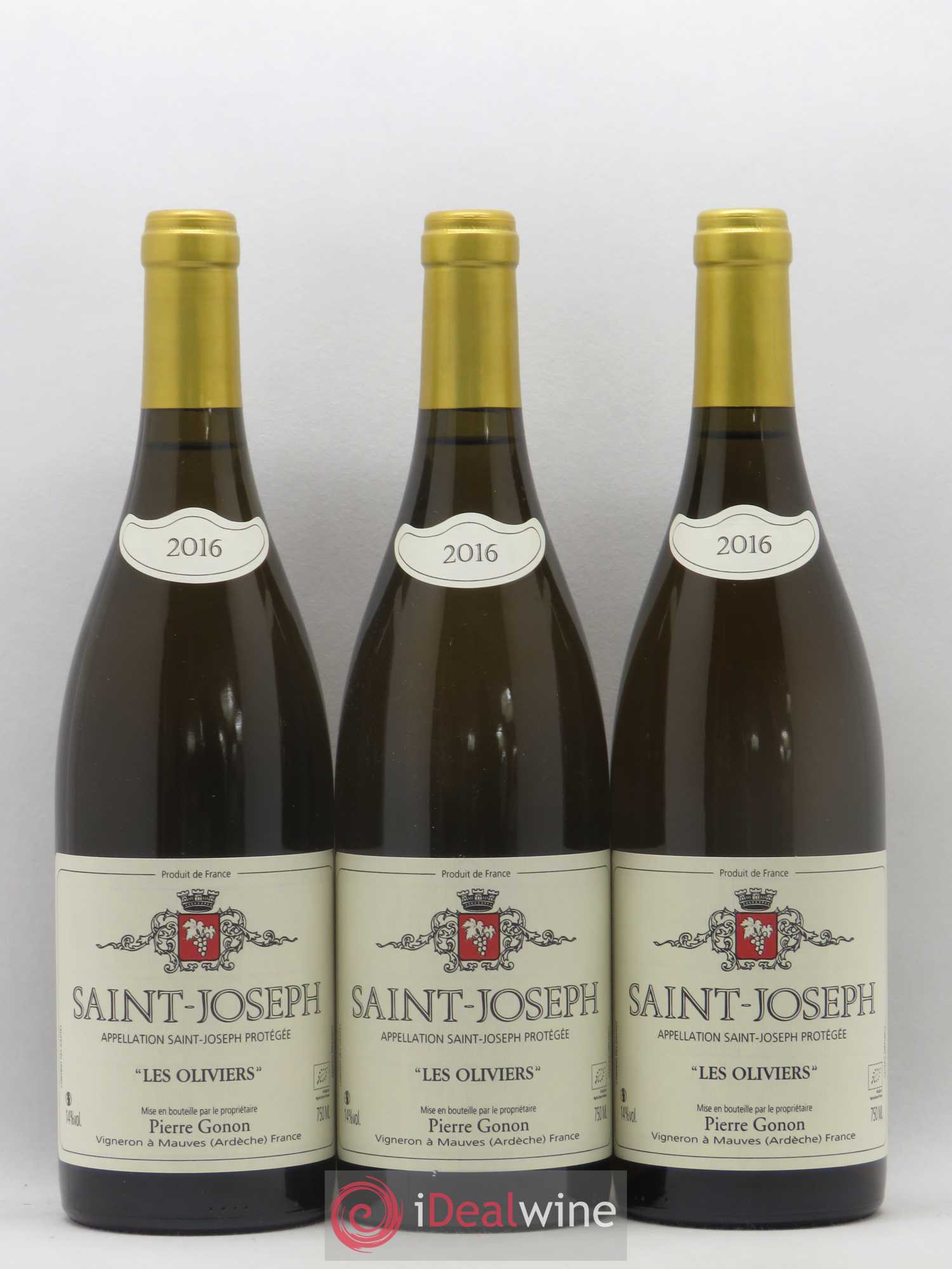 Saint-Joseph Les Oliviers Gonon (Domaine) 2016 - Lot de 3 bouteilles - 0