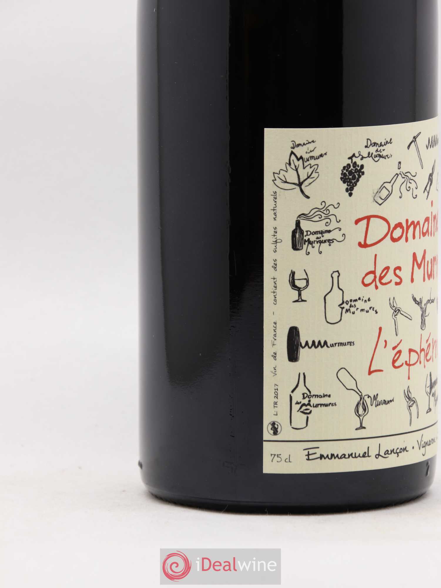 Vin de France Trousseau L'Ephémère Murmures (Domaine des) - Emmanuel Lançon 2017 - Lot de 1 bouteille - 2