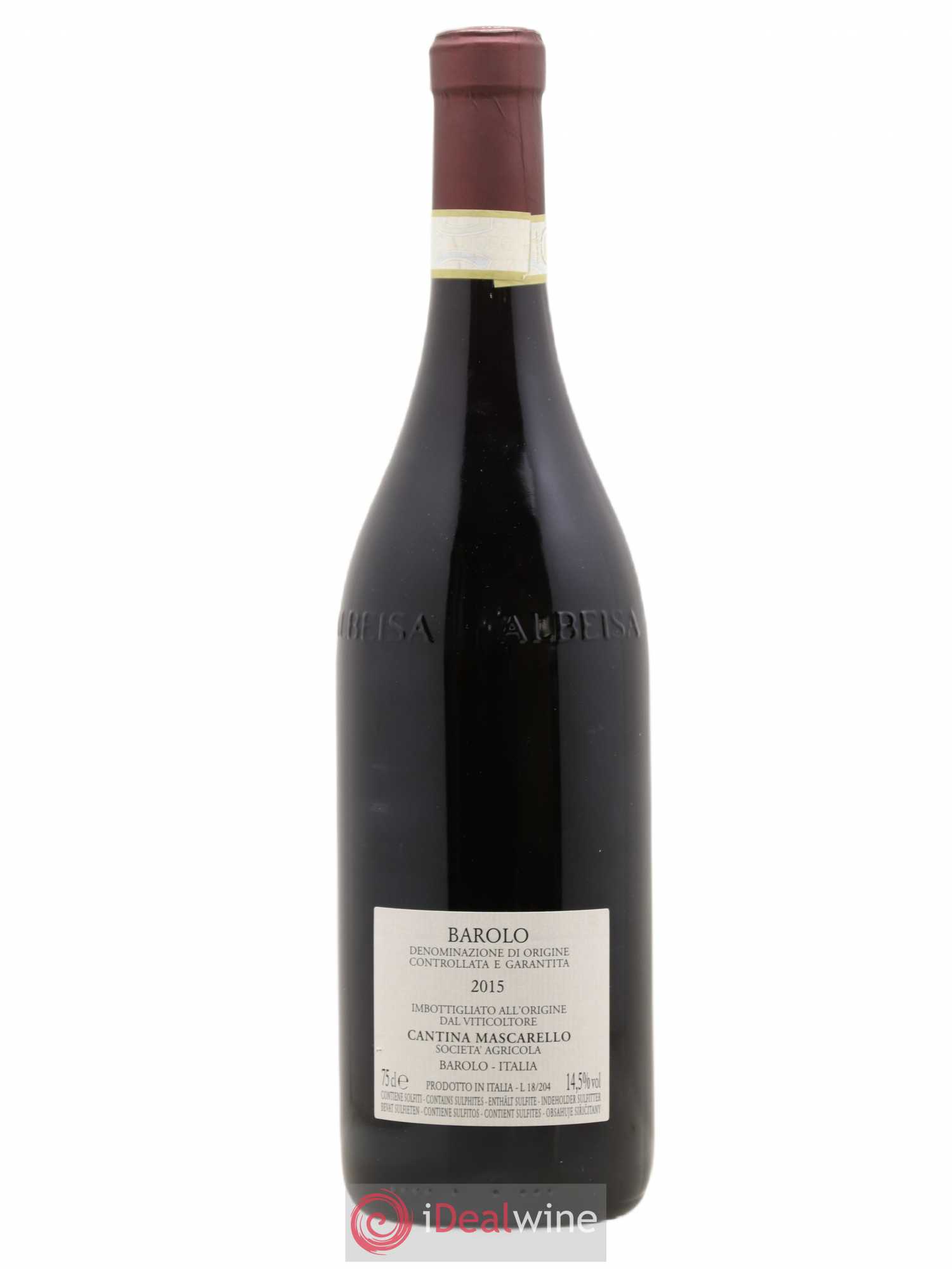 Barolo DOCG Bartolo Mascarello 2015 - Lot de 1 bouteille - 1