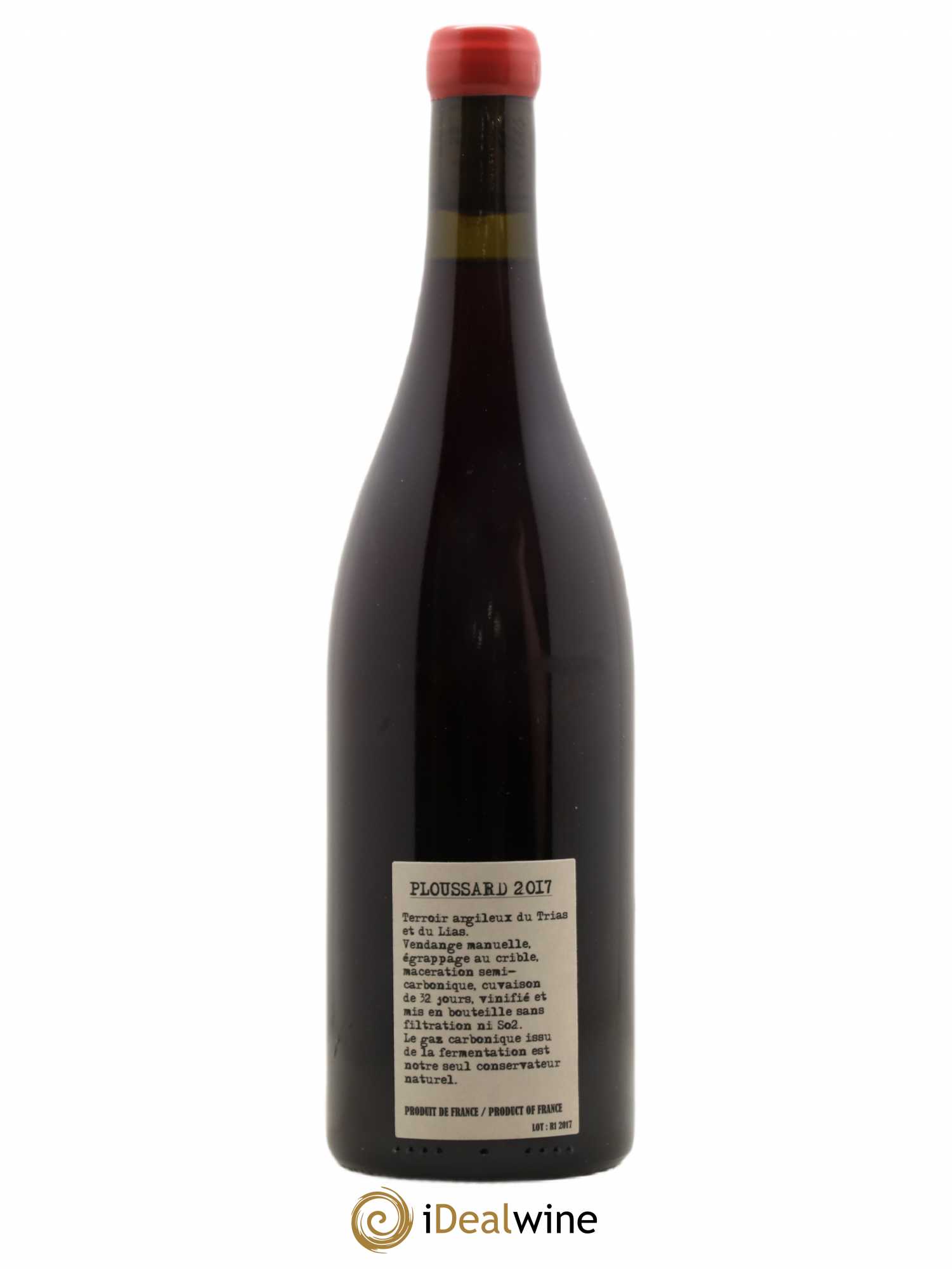 Arbois Ploussard Adeline Houillon & Renaud Bruyère 2017 - Lot de 1 bouteille - 1