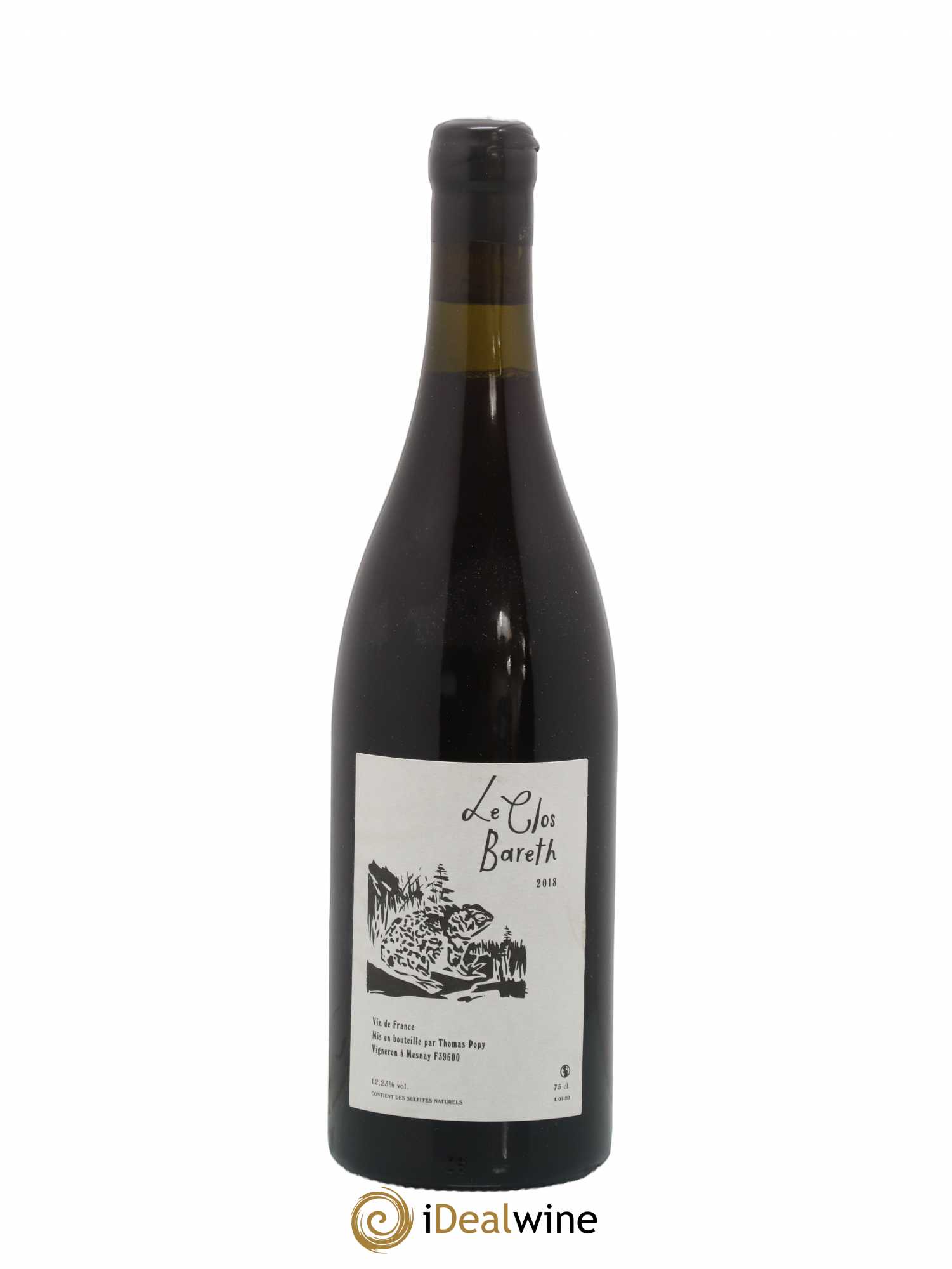 Vin de France Clos Bareth Thomas Popy 2018 - Lot de 1 bouteille - 0