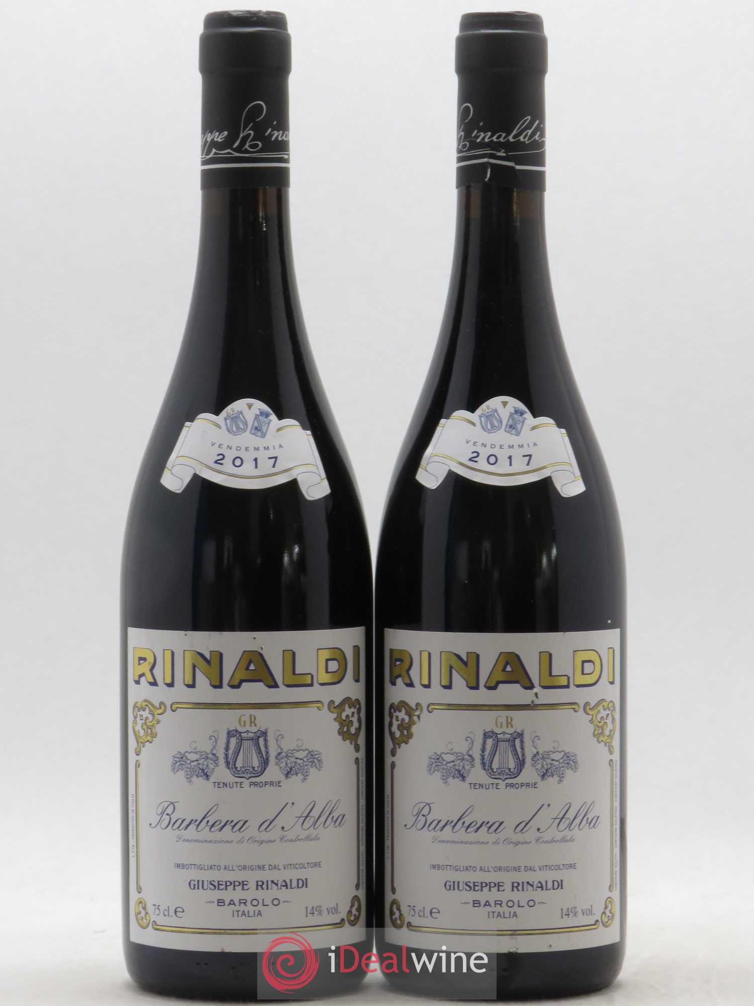 Barbera d'Alba Giuseppe Rinaldi 2017 - Lot de 2 bouteilles - 0