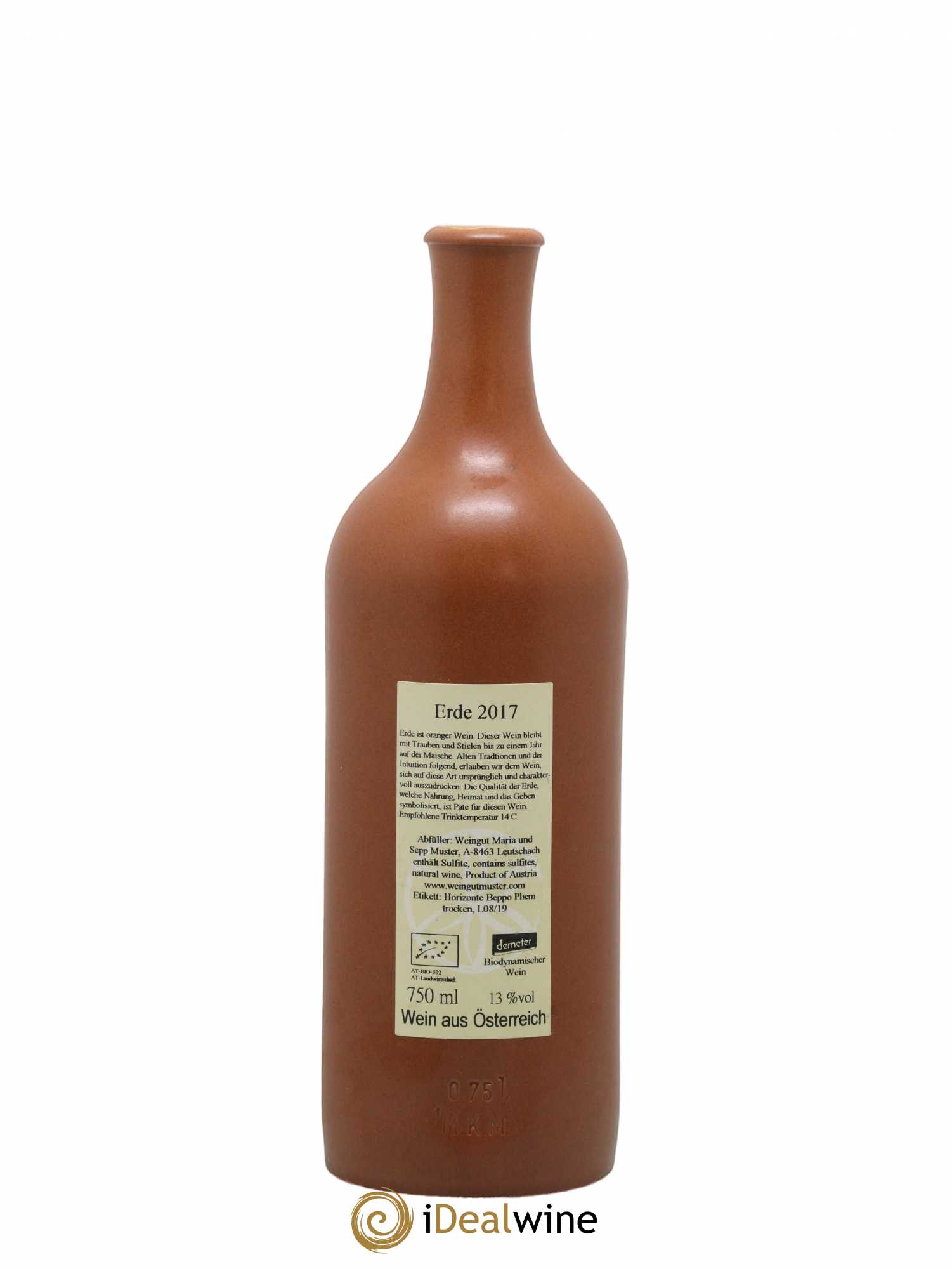 Autriche Sepp Muster Erde 2017 - Posten von 1 Flasche - 1