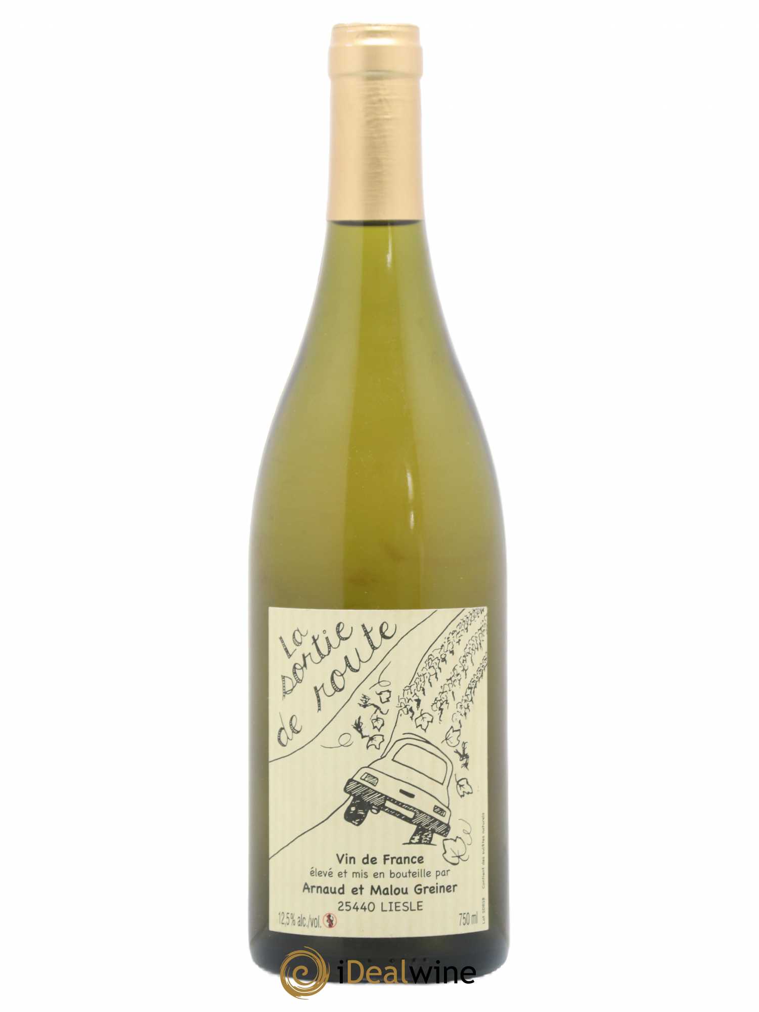 Vin de France Sortie de Route Arnaud & Malou Greiner 2018 - Lot de 1 bouteille - 0