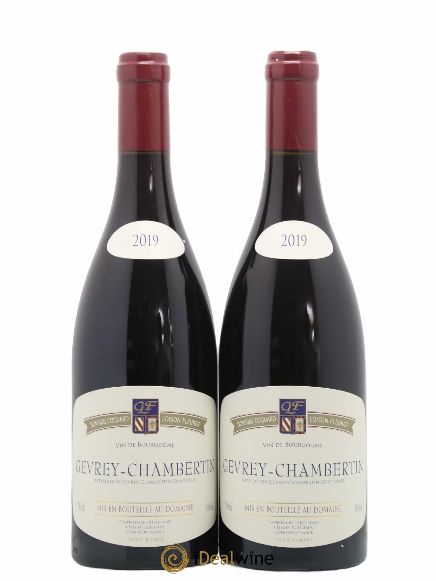 Gevrey-Chambertin Coquard Loison Fleurot 2019 - Lot de 2 bouteilles - 0