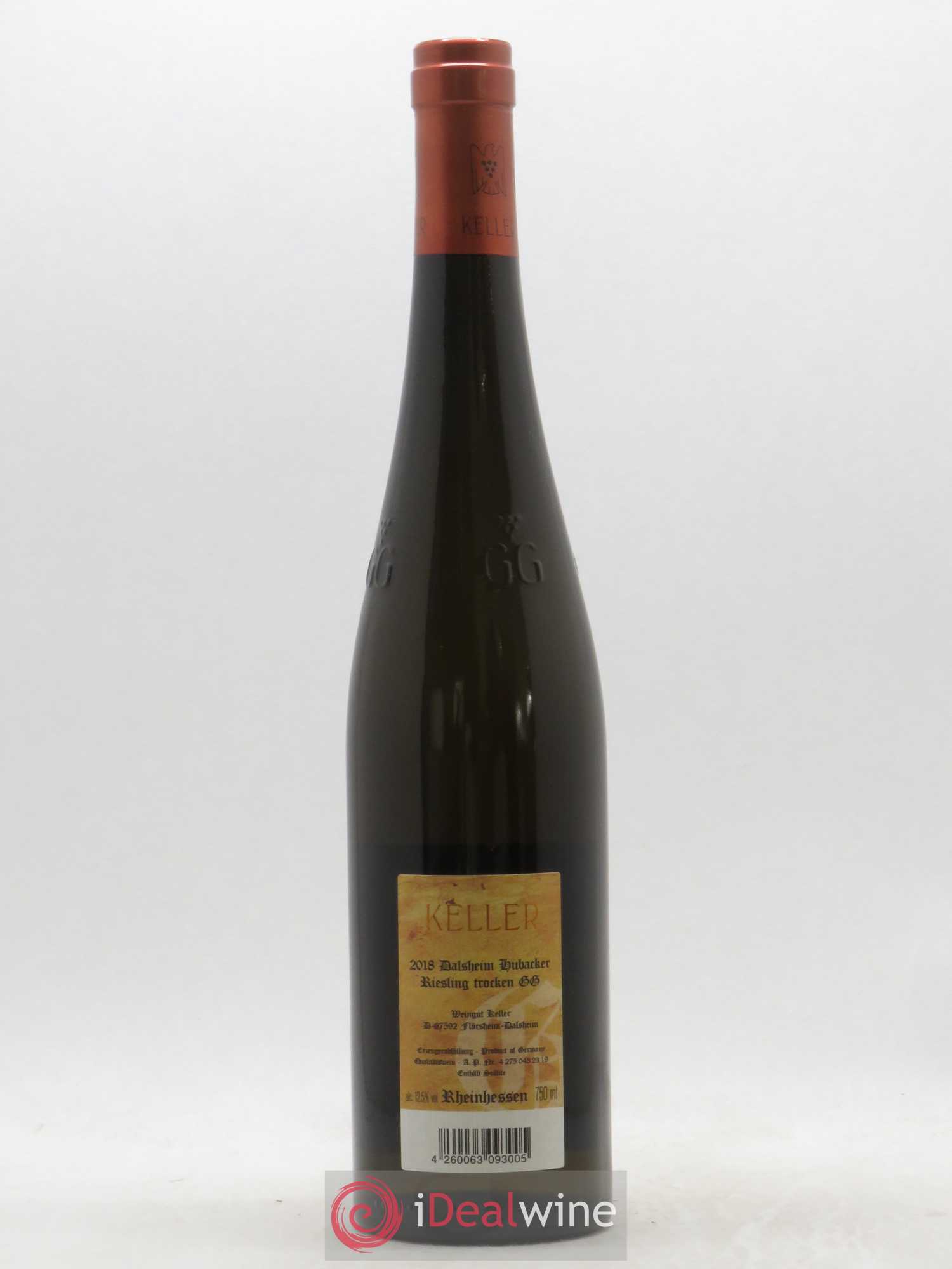 Riesling Trocken GG Dalsheim Hubacker Keller 2018 - Lot de 1 bouteille - 1