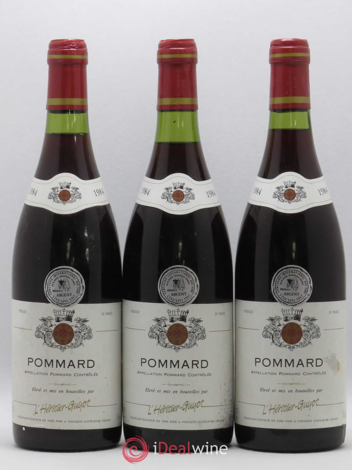 Pommard Heritier Guyot 1984 - Posten von 3 Flaschen - 0