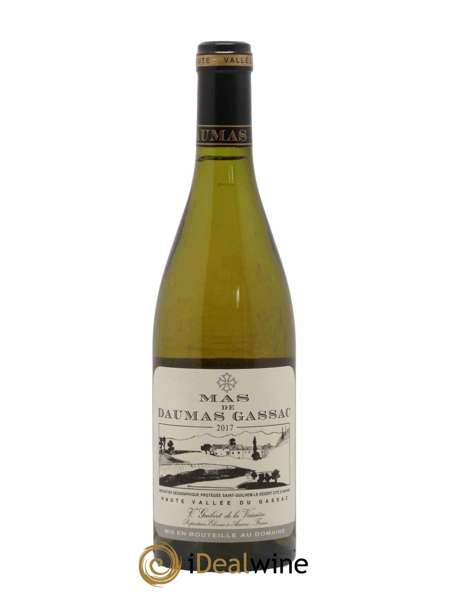 Saint-Guilhem-le-Désert - Cité d'Aniane Mas Daumas Gassac Famille Guibert de La Vaissière 2017 - Lot de 1 bouteille - 0