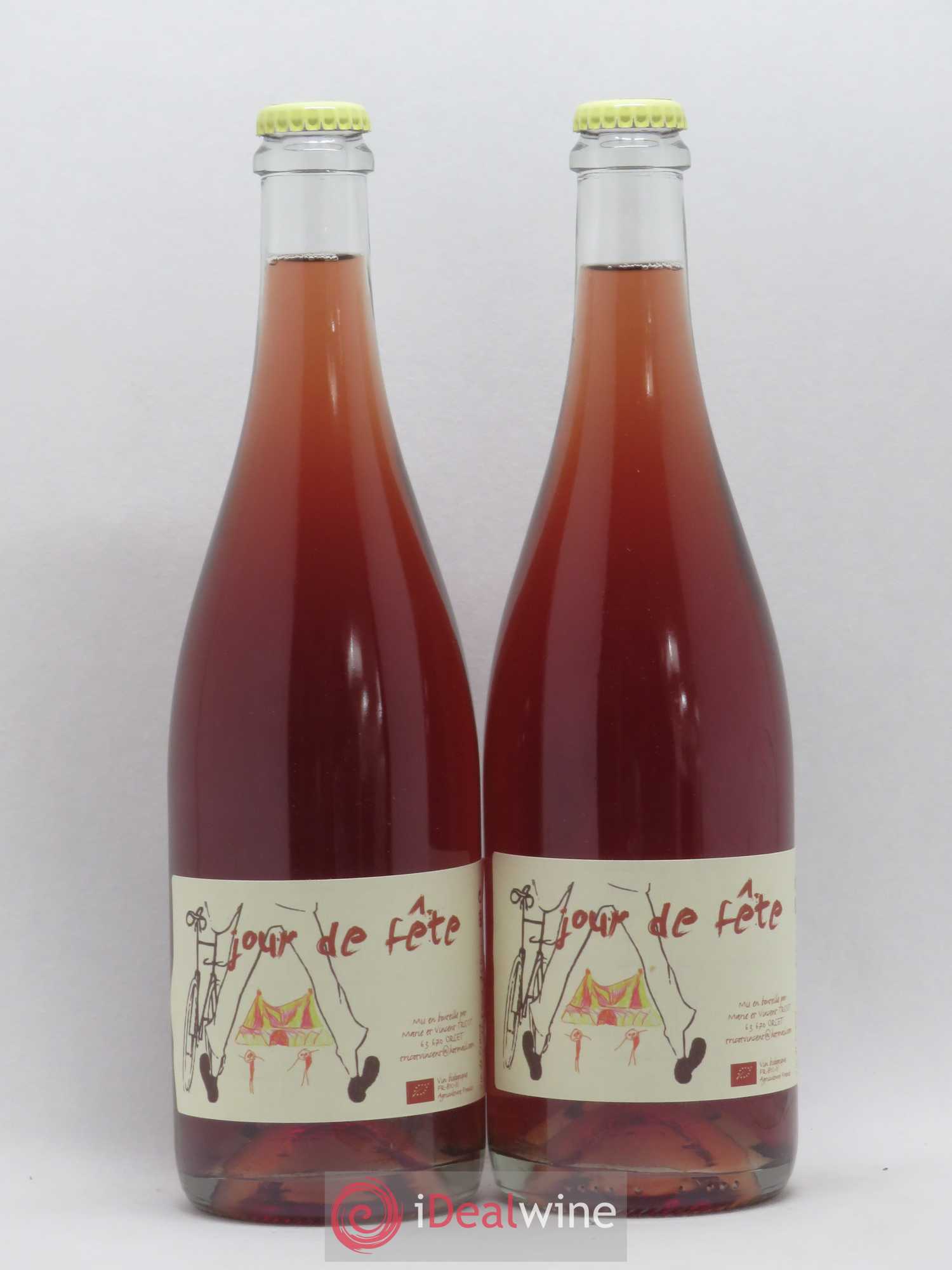Vin de France Jour de Fête Vincent et Marie Tricot 2019 - Lot de 2 bouteilles - 0