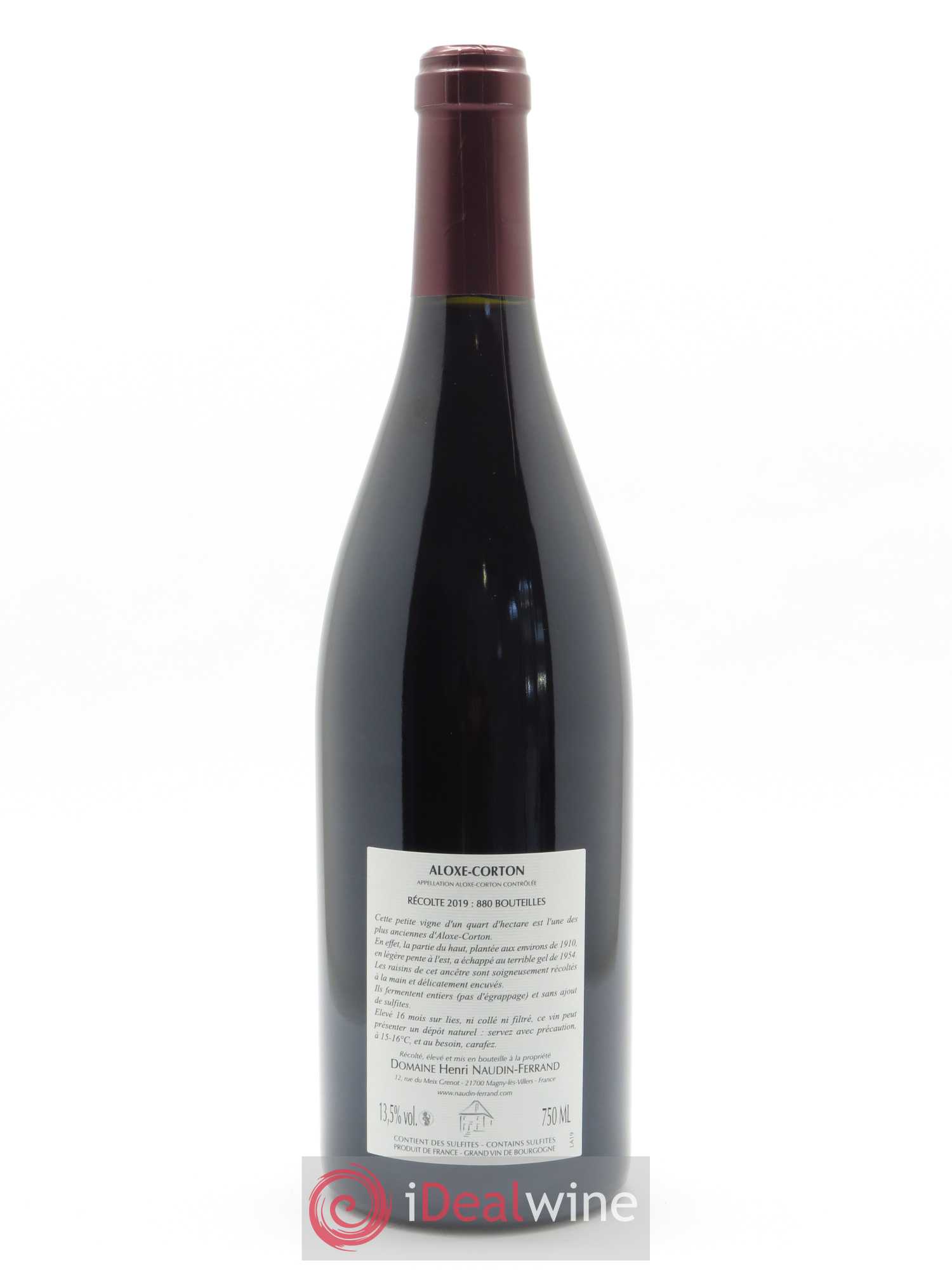 Aloxe-Corton Naudin-Ferrand (Domaine) 2019 - Lot de 1 bouteille - 1