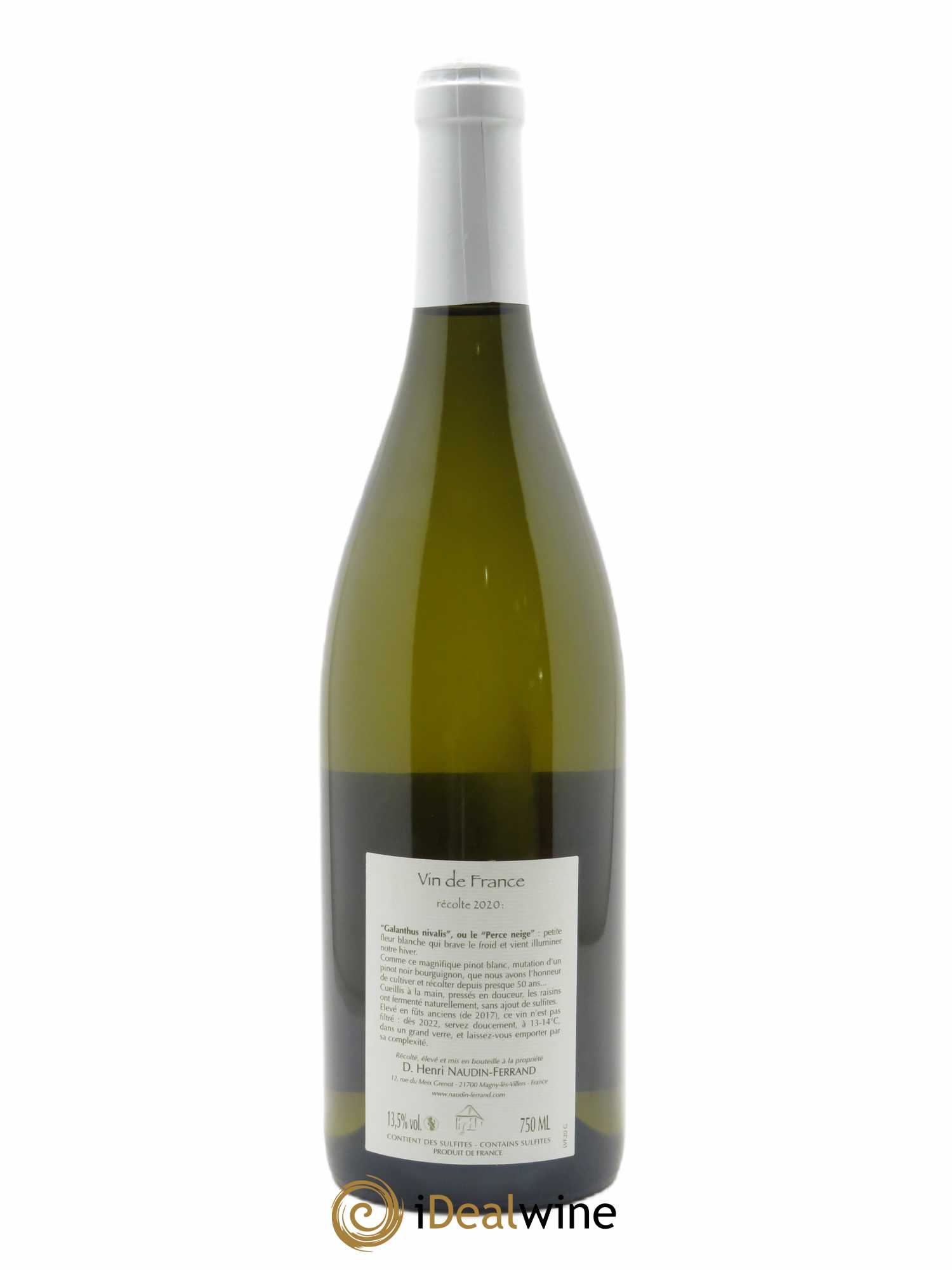 Vin de France Galanthus Nivalis Naudin-Ferrand (Domaine) 2020 - Lotto di 1 bottiglia - 1