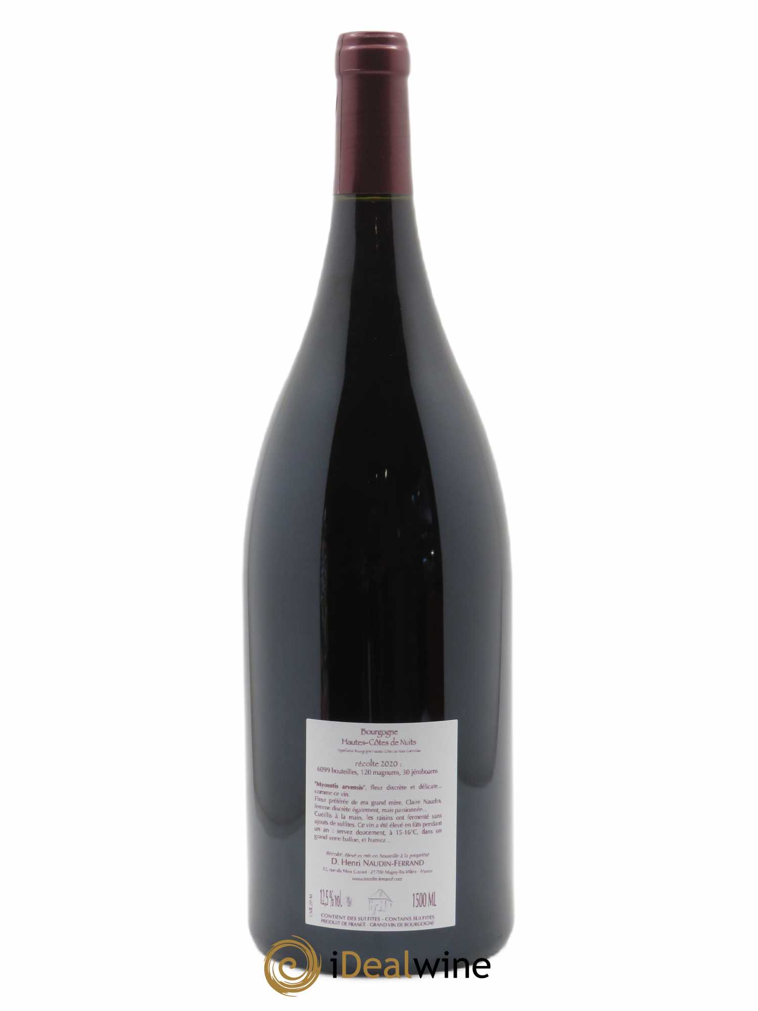 Hautes-Côtes de Nuits Myosotis Arvensis Naudin-Ferrand (Domaine) 2020 - Lot de 1 magnum - 1