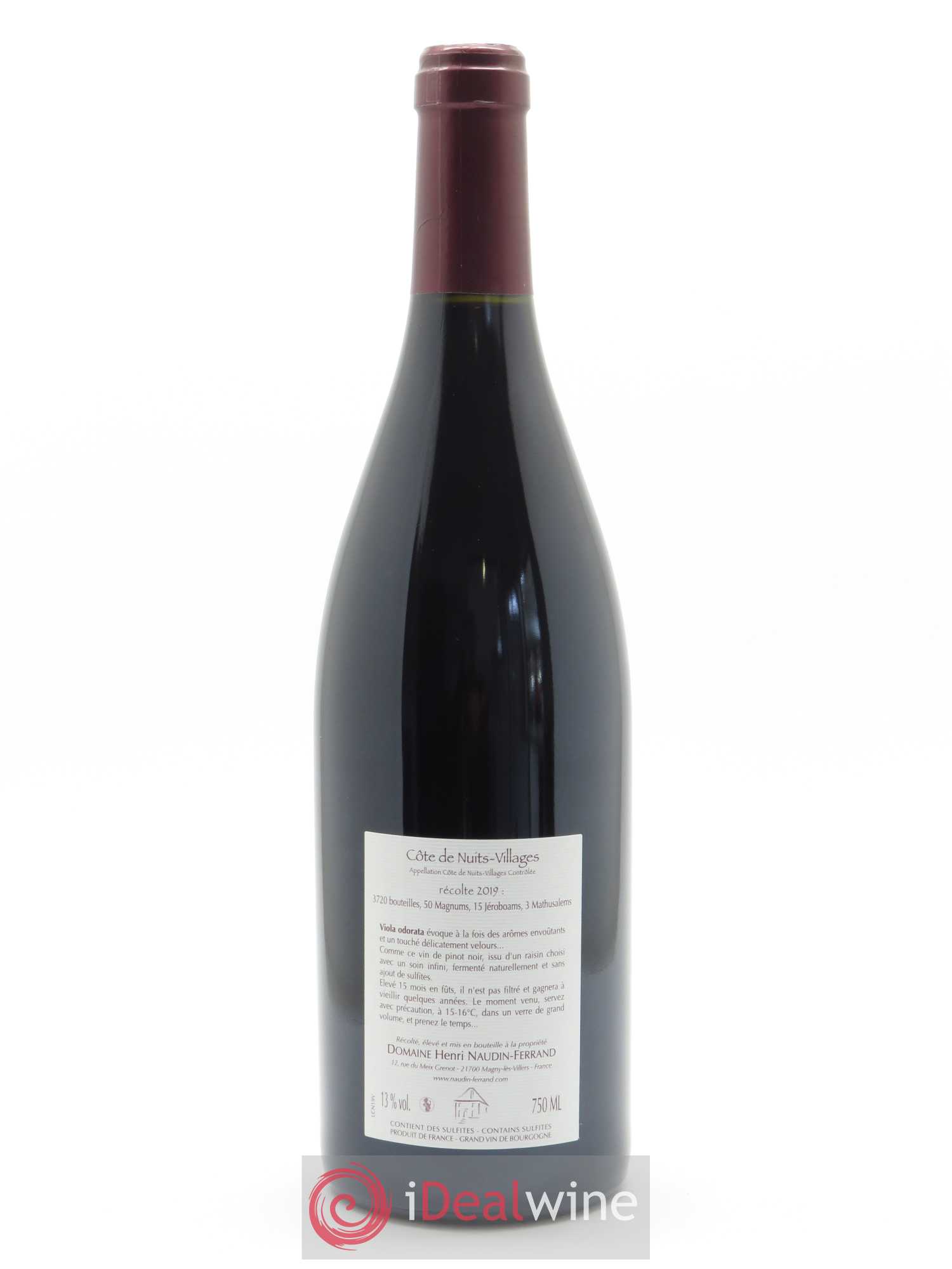 Côte de Nuits-Villages Viola Odorata Naudin-Ferrand (Domaine) 2019 - Lot de 1 bouteille - 1