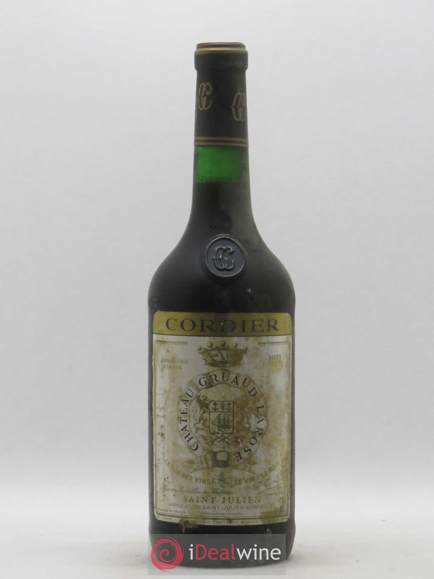 Château Gruaud Larose 2ème Grand Cru Classé 1972 - Lot de 1 bouteille - 0