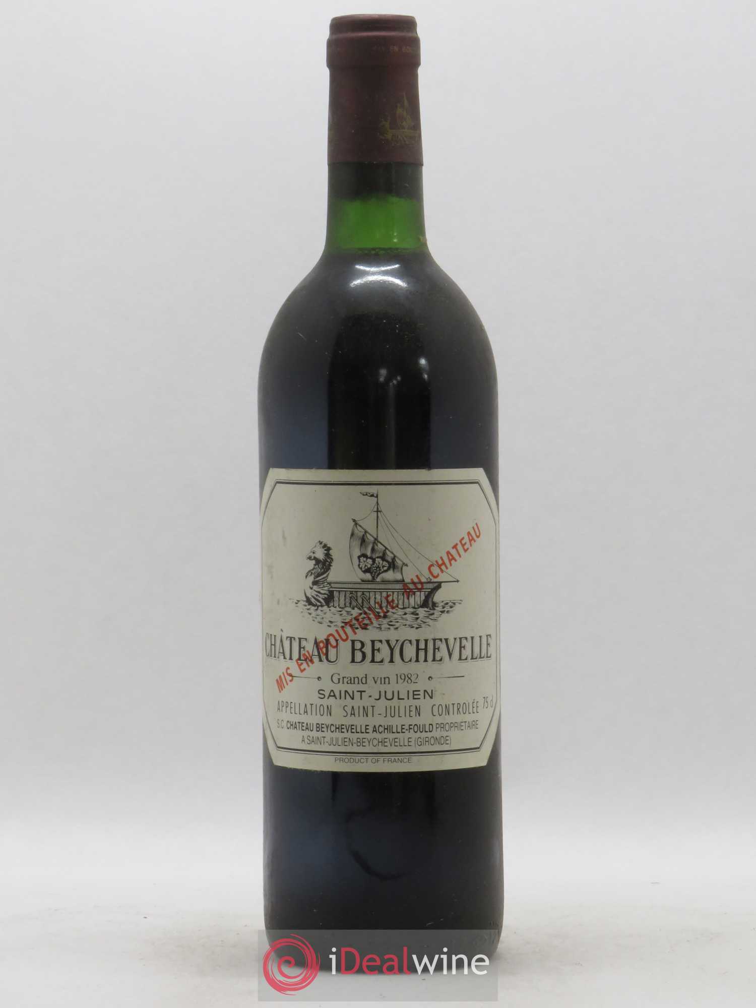 Château Beychevelle 4ème Grand Cru Classé 1982 - Lot de 1 bouteille - 0