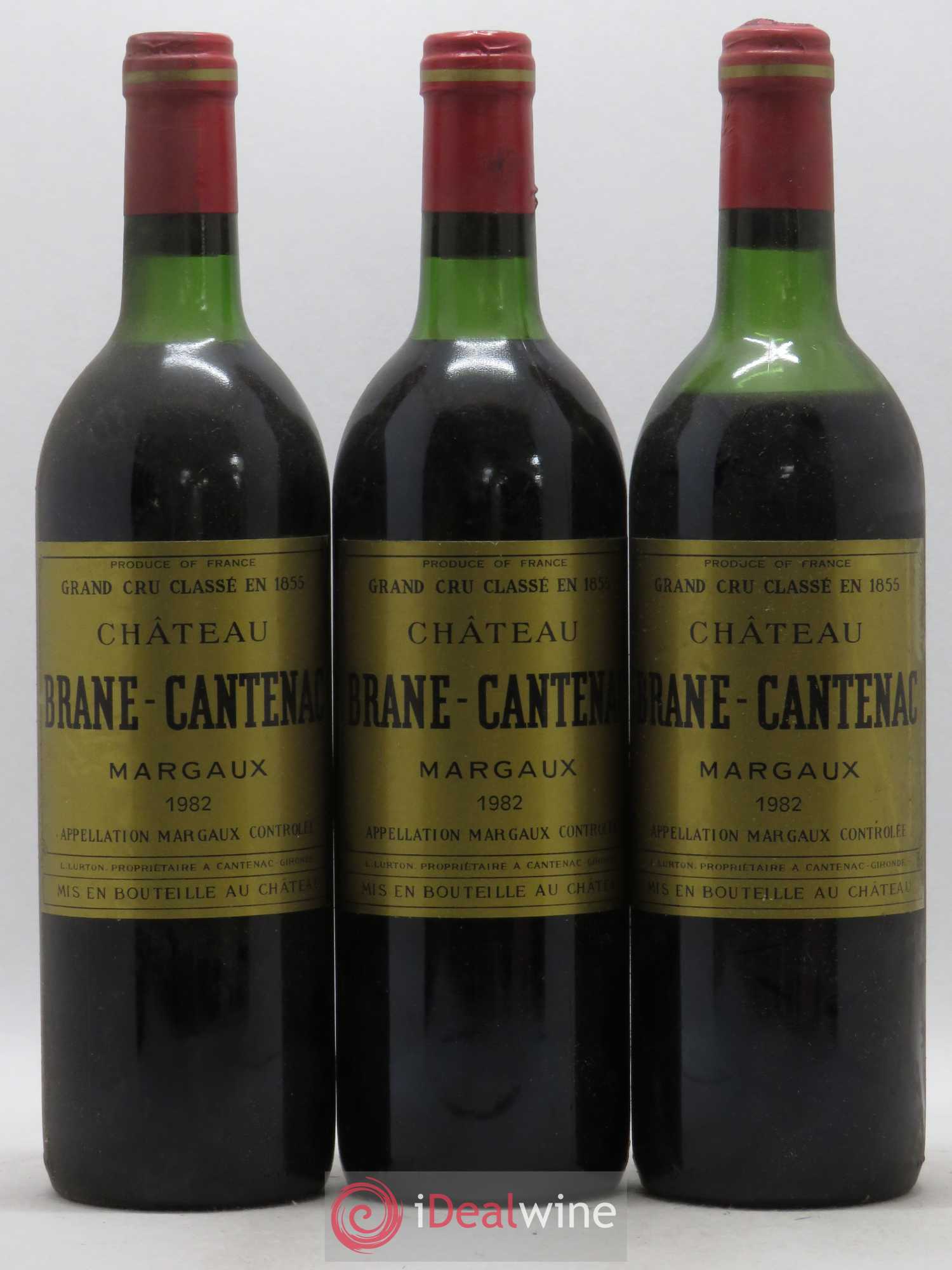 Château Brane Cantenac 2ème Grand Cru Classé 1982 - Lot de 6 bouteilles - 1