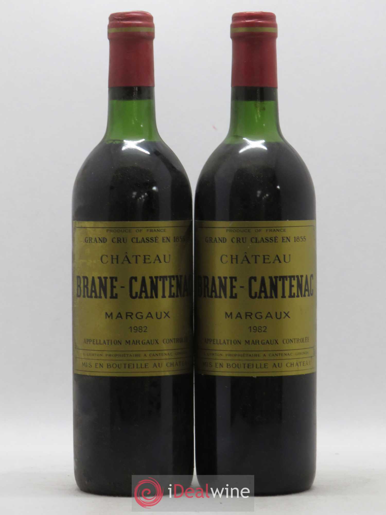 Château Brane Cantenac 2ème Grand Cru Classé 1982 - Lot de 2 bouteilles - 0