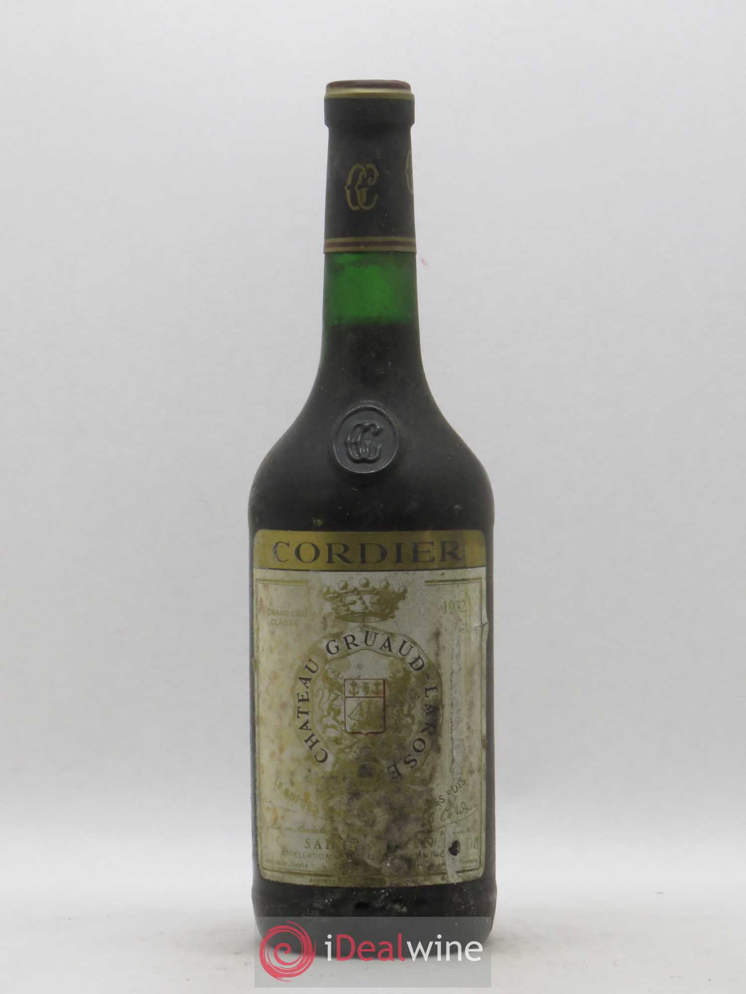 Château Gruaud Larose 2ème Grand Cru Classé 1972 - Lot de 1 bouteille - 0