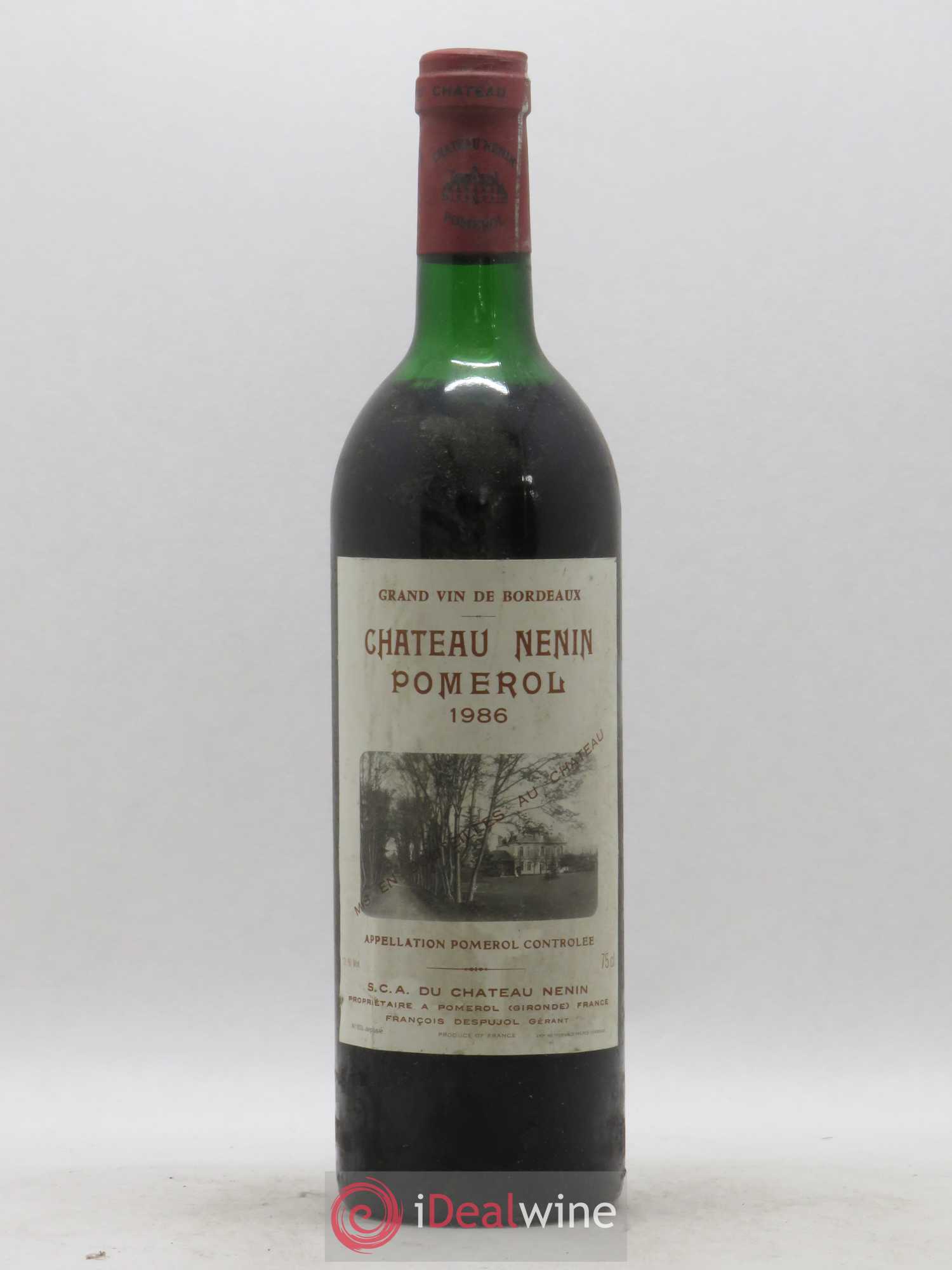Château Nenin 1986 - Lot de 1 bouteille - 0