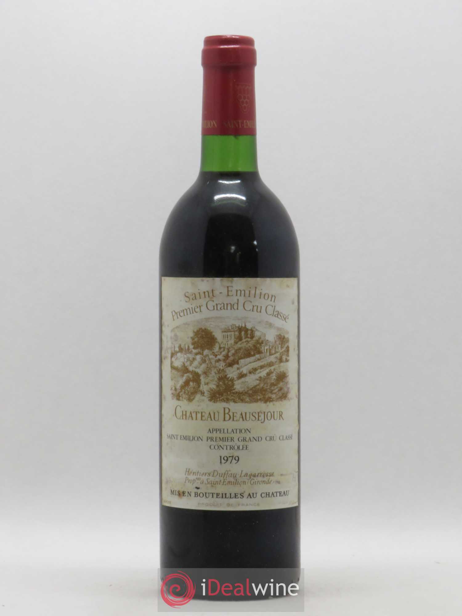 Château Beauséjour (Duffau-Lagarrosse) 1er Grand Cru Classé B 1979 - Lot de 1 bouteille - 0