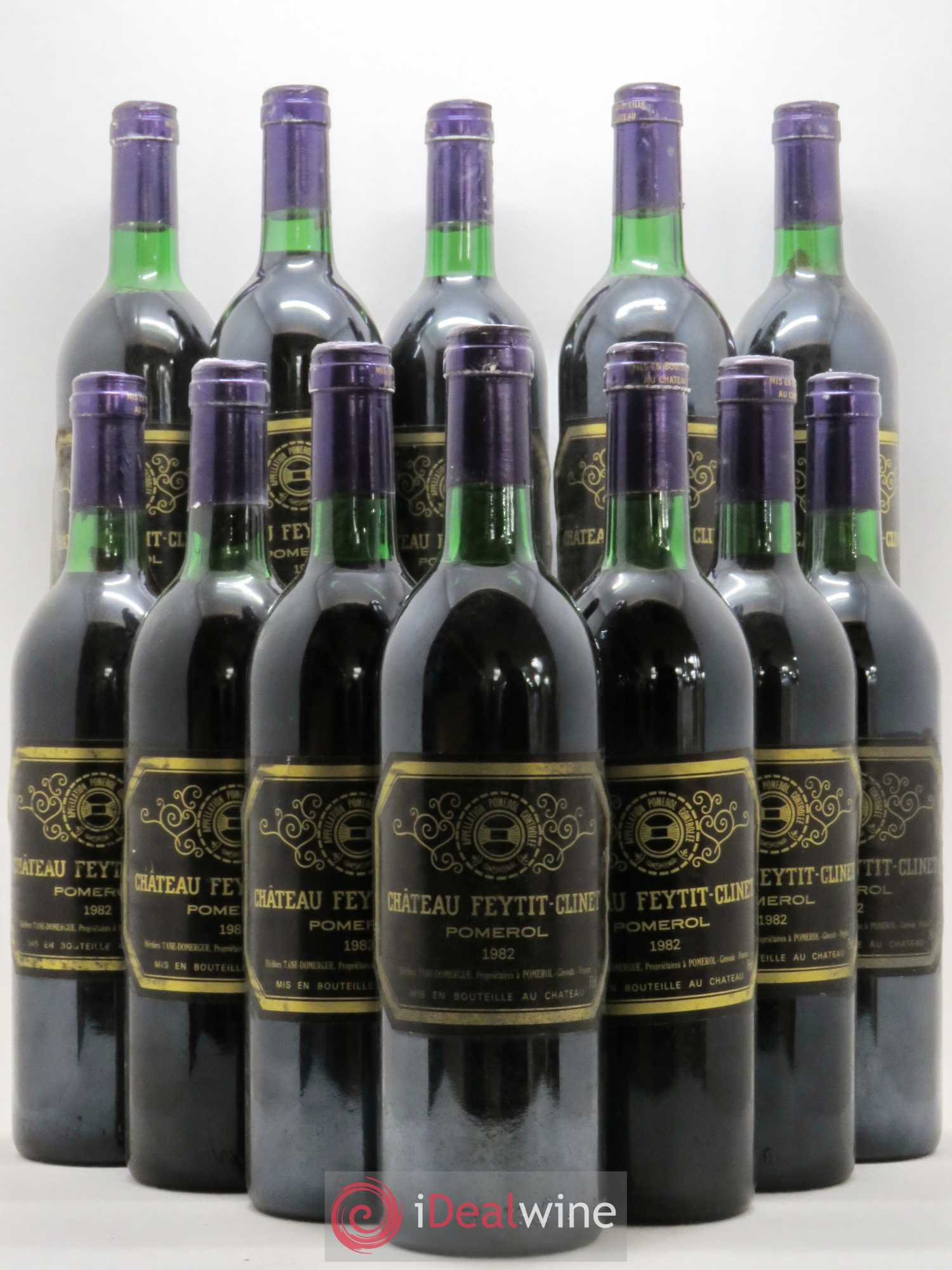 Château Feytit-Clinet 1982 - Lot de 12 bouteilles - 0