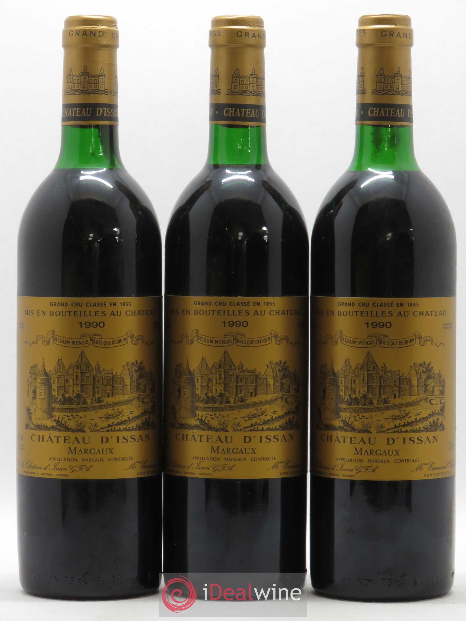 Château d'Issan 3ème Grand Cru Classé 1990 - Lot de 12 bouteilles - 1