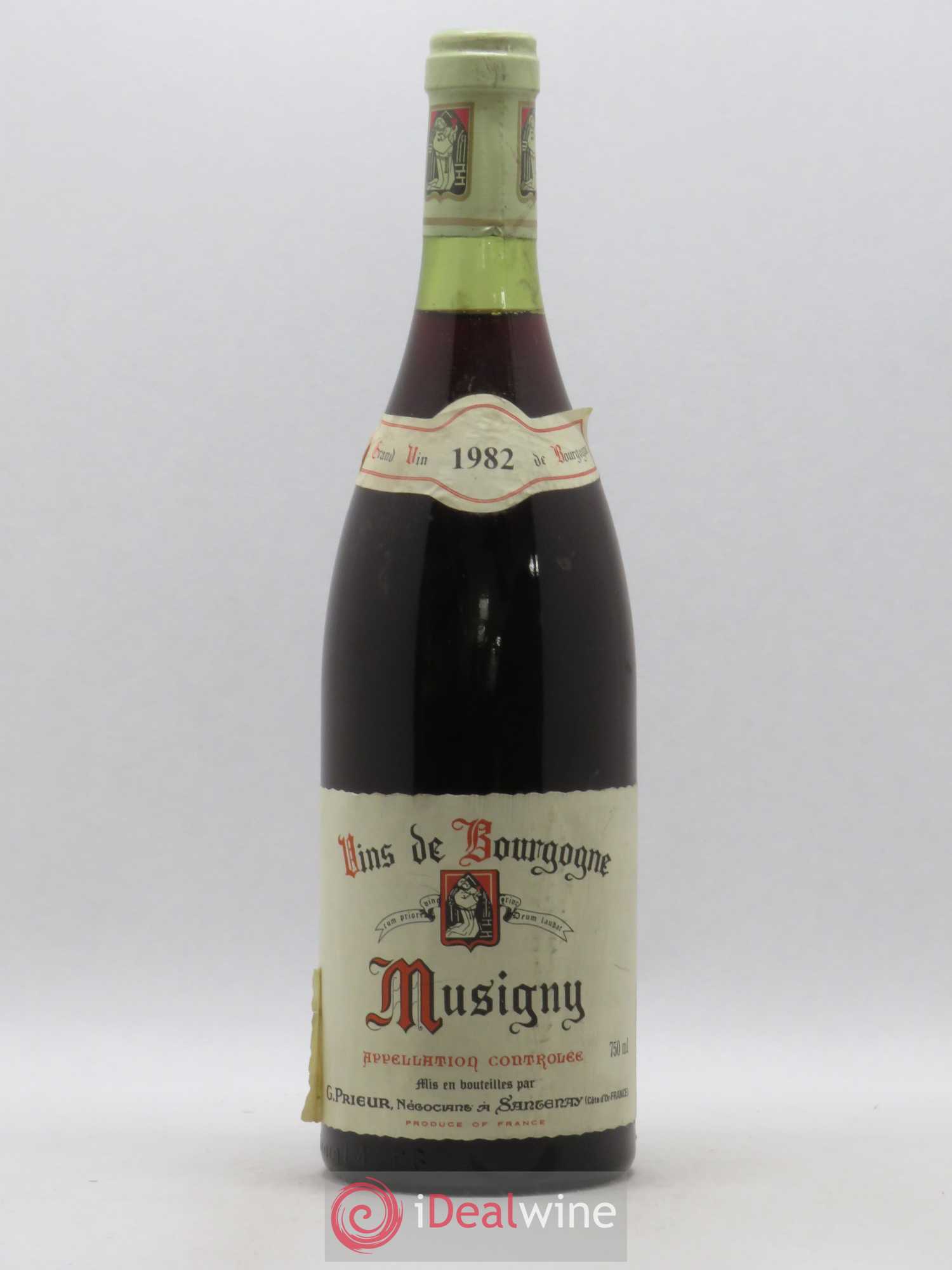 Musigny Grand Cru G. Prieur 1982 - Posten von 1 Flasche - 0