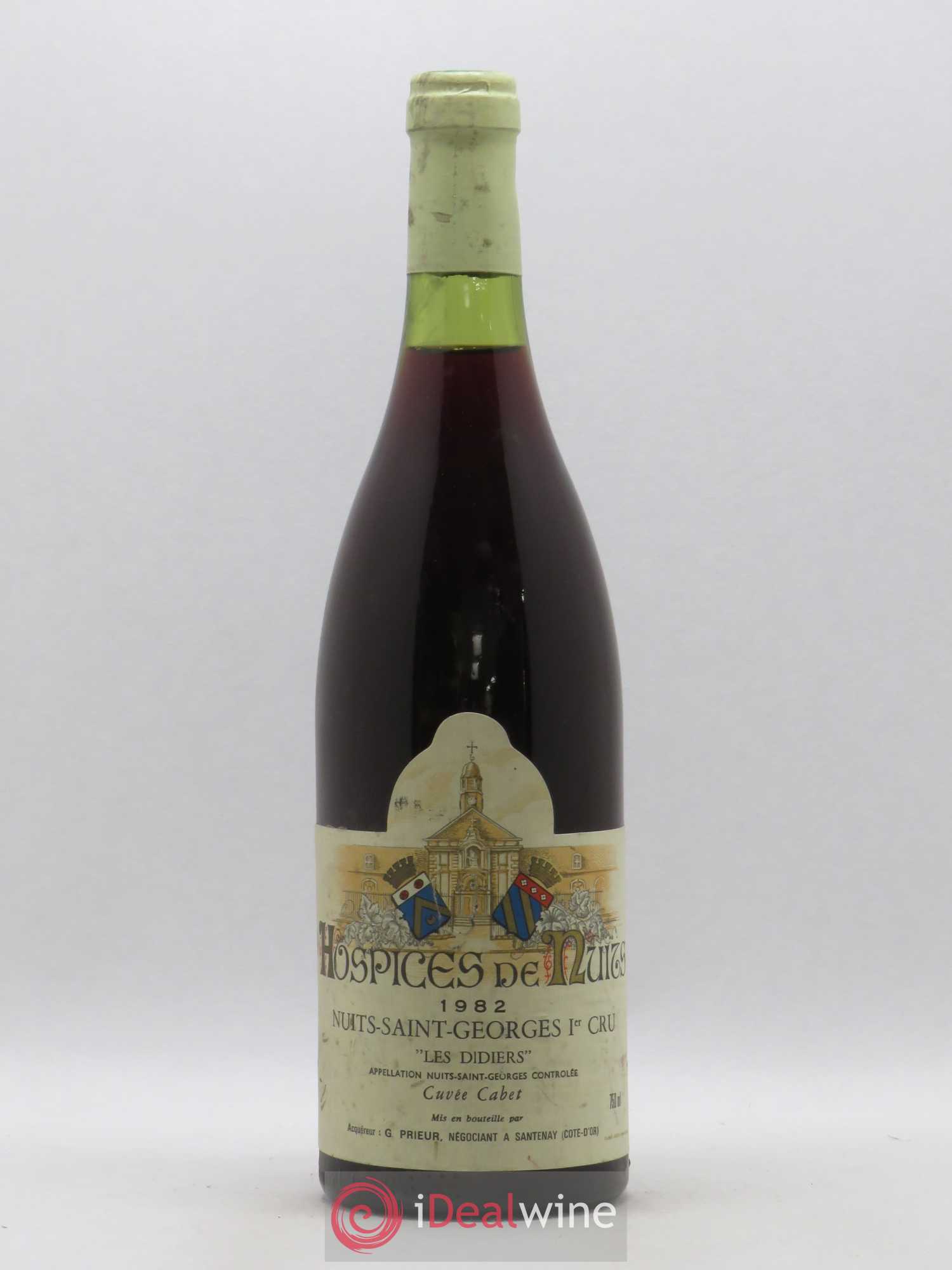 Nuits-Saint-Georges 1er Cru Hospices De Nuits Les Didiers Cuvée Cabet G Prieur 1982 - Posten von 1 Flasche - 0