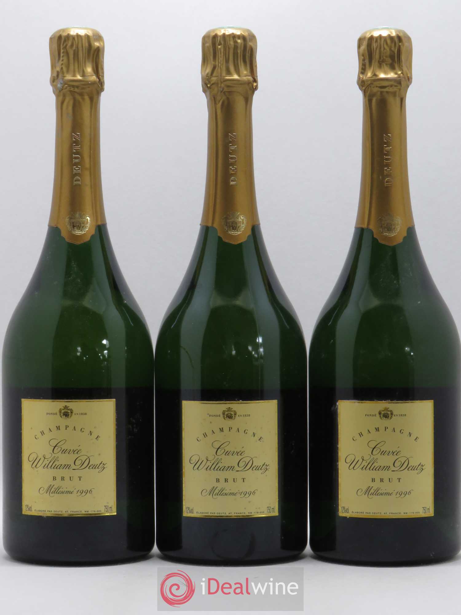 Cuvée William Deutz Deutz 1996 - Lot de 6 bouteilles - 1