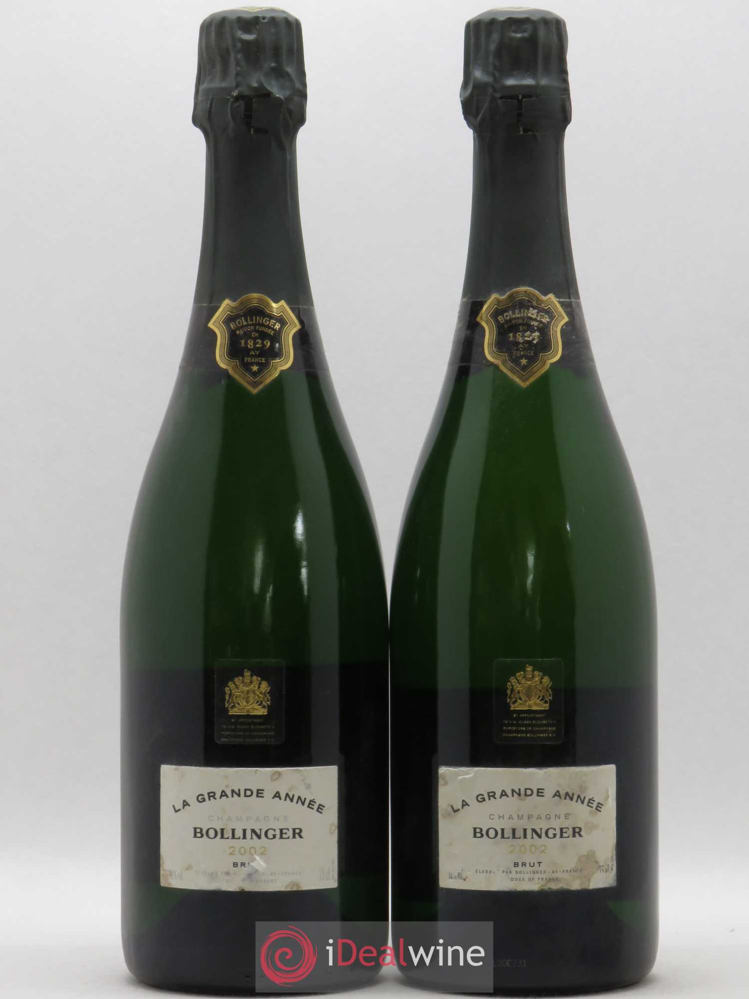 La Grande Année Brut Bollinger 2002 - Lot de 2 bouteilles - 0