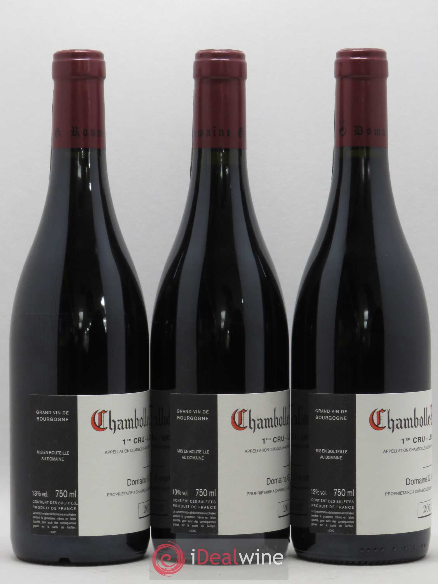 Chambolle-Musigny 1er Cru Les Cras Georges Roumier (Domaine) 2012 - Lot de 3 bouteilles - 1
