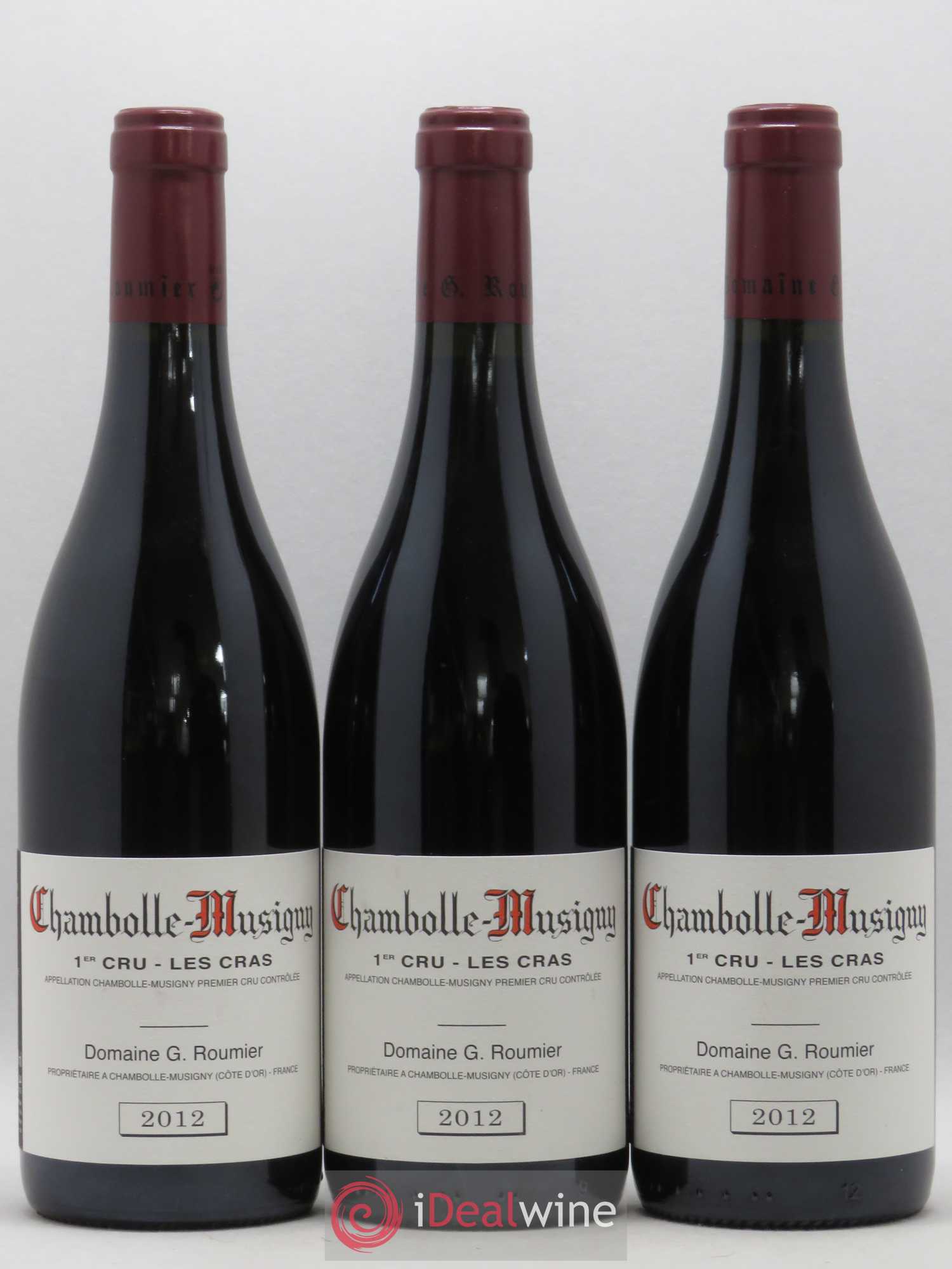 Chambolle-Musigny 1er Cru Les Cras Georges Roumier (Domaine) 2012 - Lot de 3 bouteilles - 0