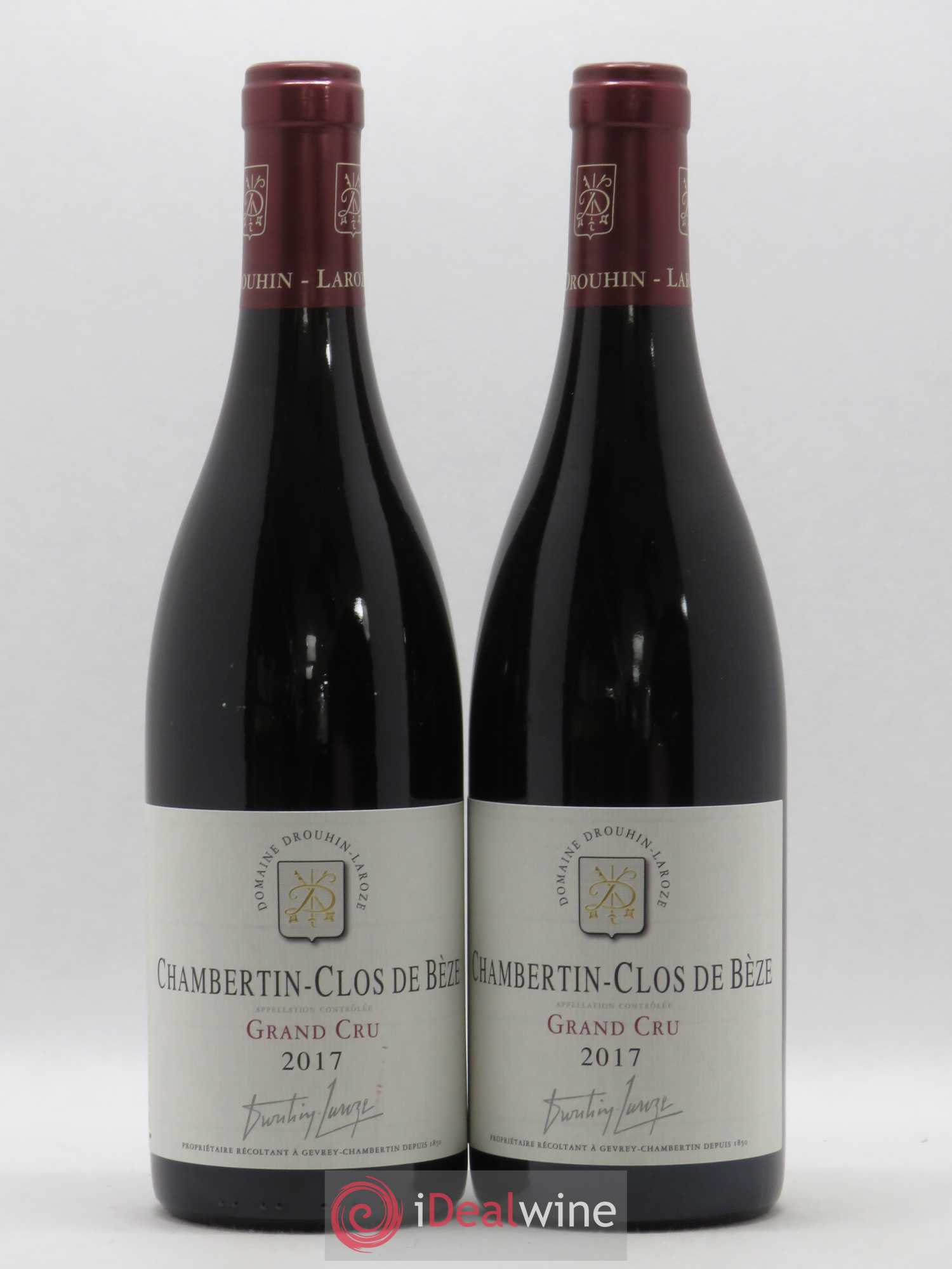 Chambertin Clos de Bèze Grand Cru Domaine Drouhin-Laroze 2017 - Lot de 2 bouteilles - 0