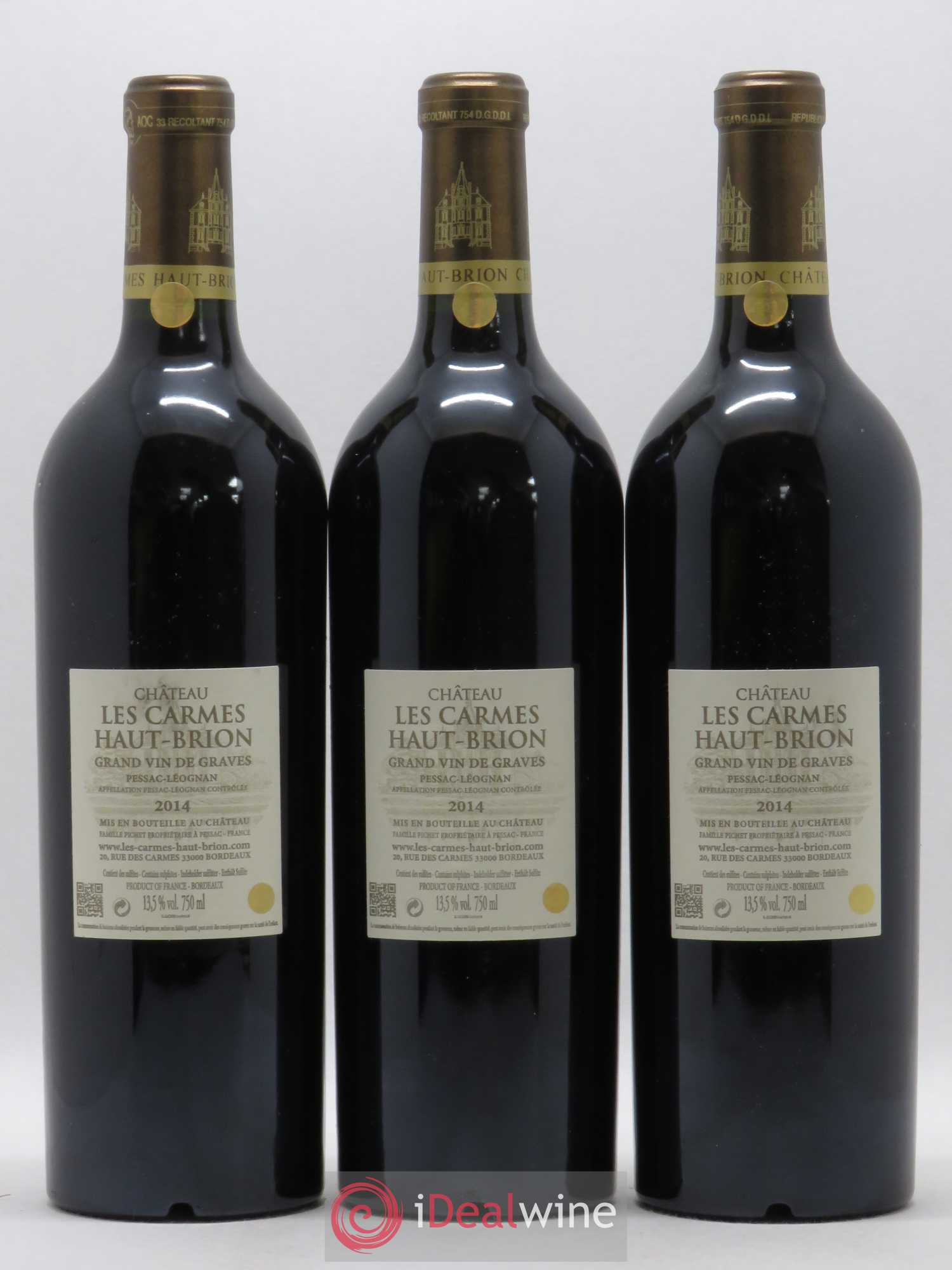 Château Les Carmes Haut-Brion 2014 - Lot de 6 bouteilles - 2