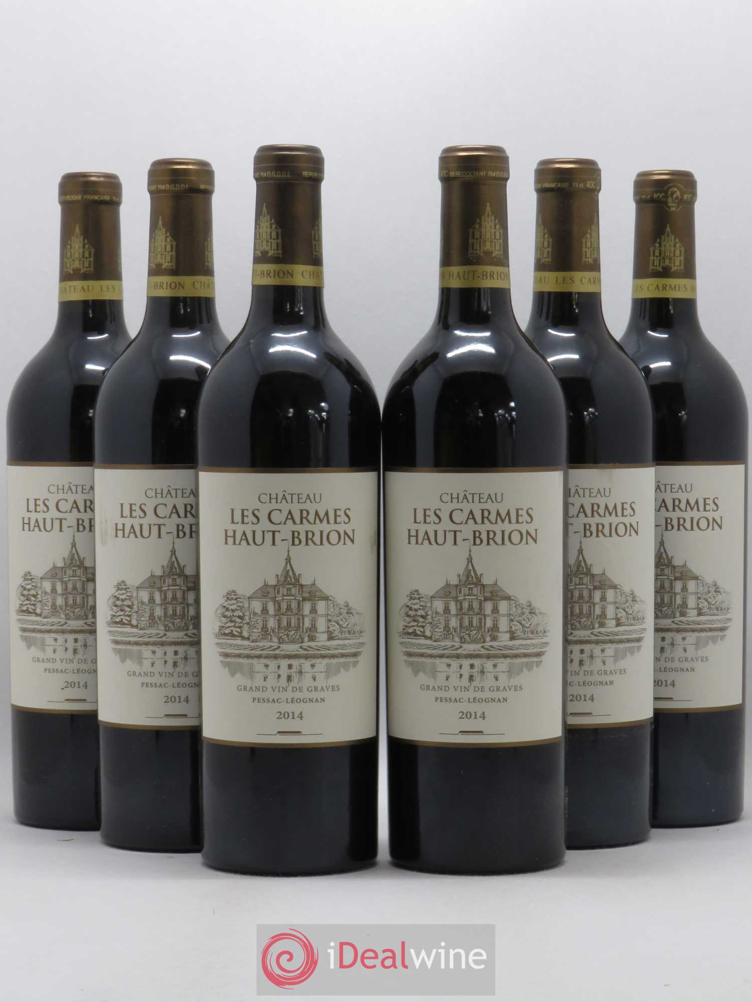 Château Les Carmes Haut-Brion 2014 - Lot de 6 bouteilles - 0