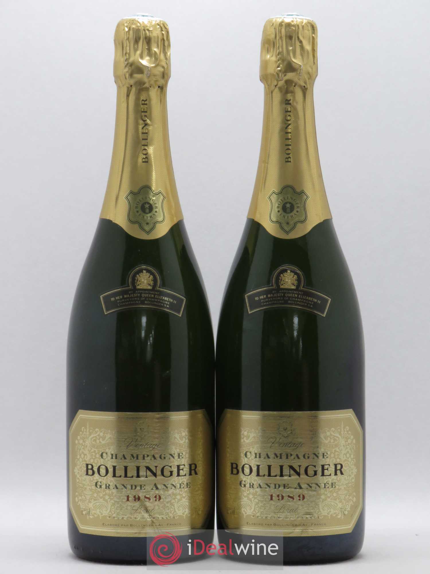 La Grande Année Brut Bollinger 1989 - Lot de 2 bouteilles - 0