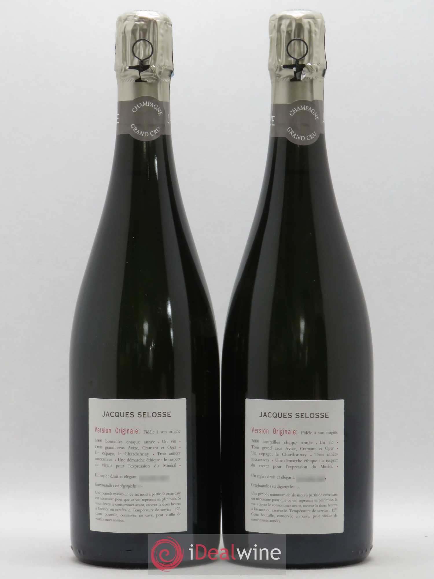 Version Originale Jacques Selosse - Lot de 2 bouteilles - 1