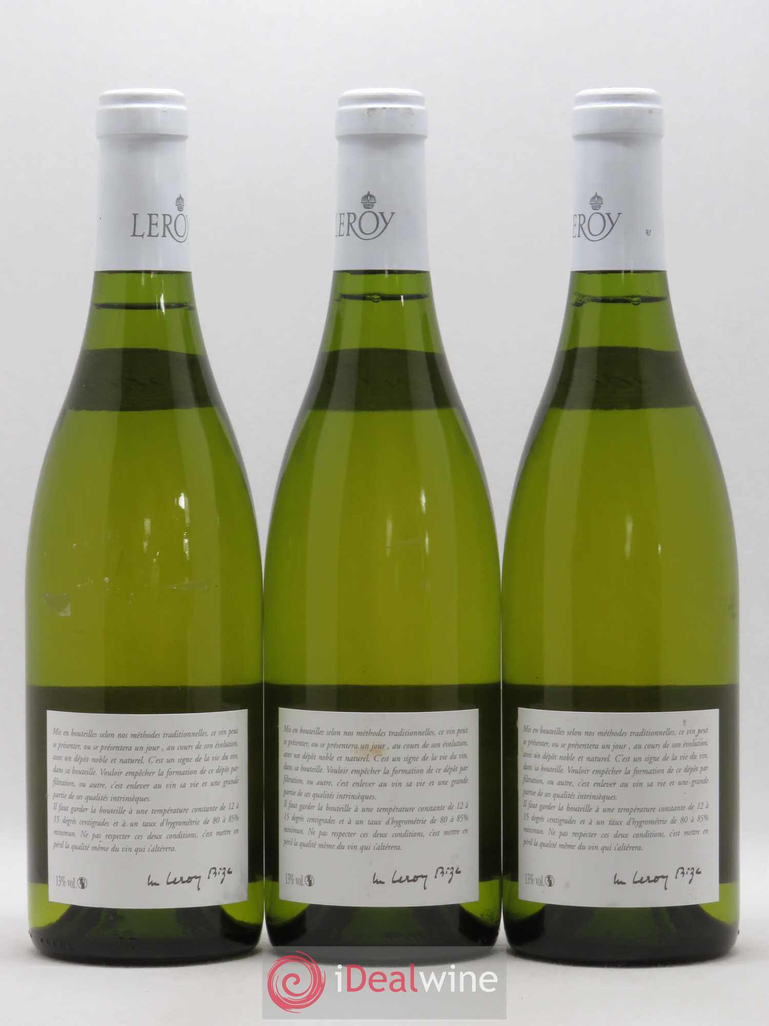 Chassagne-Montrachet 1er Cru Morgeot Leroy SA 2009 - Lot de 3 bouteilles - 1