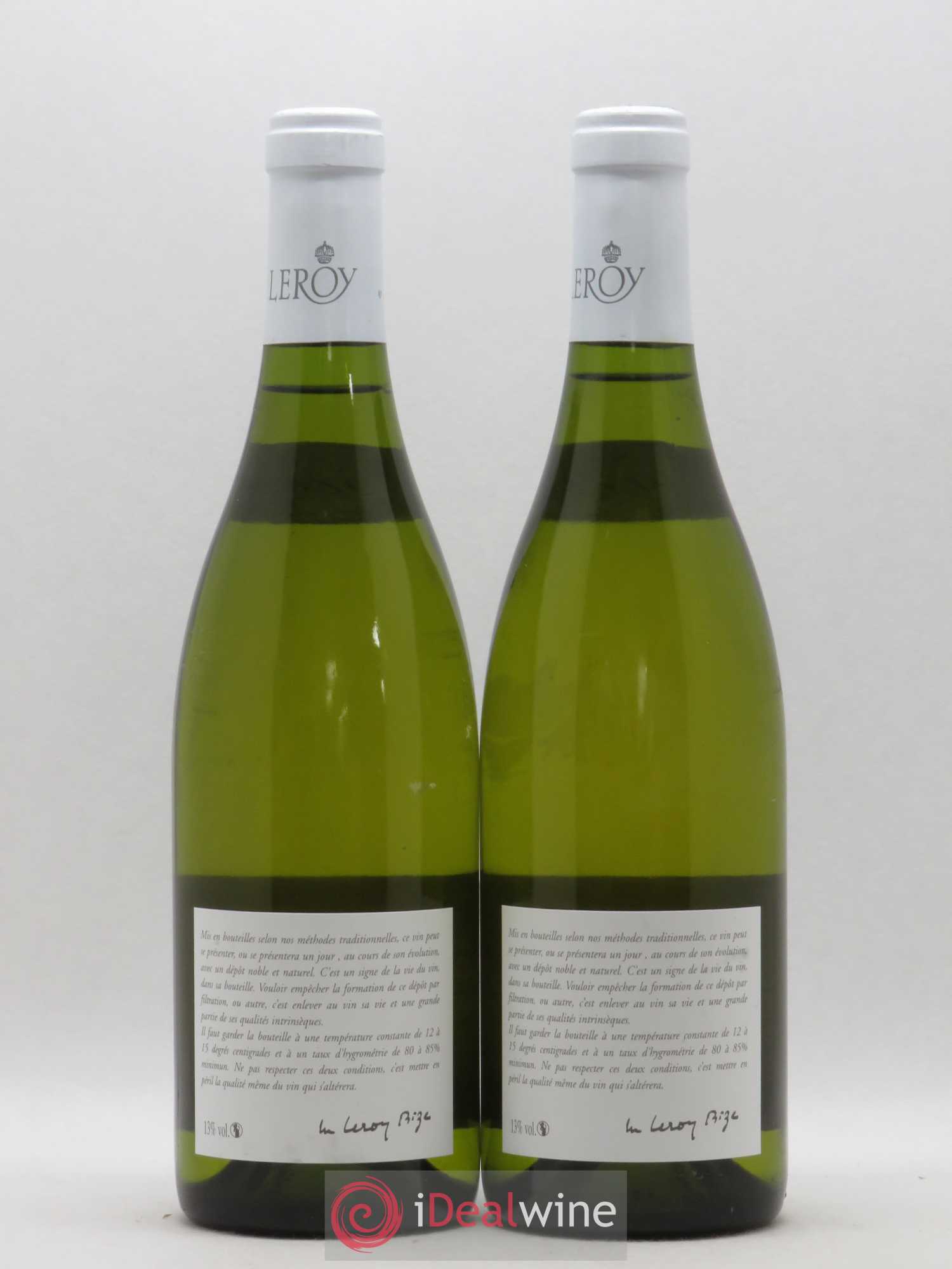 Puligny-Montrachet 1er Cru Sous le Puits Leroy SA 2009 - Lot de 2 bouteilles - 1