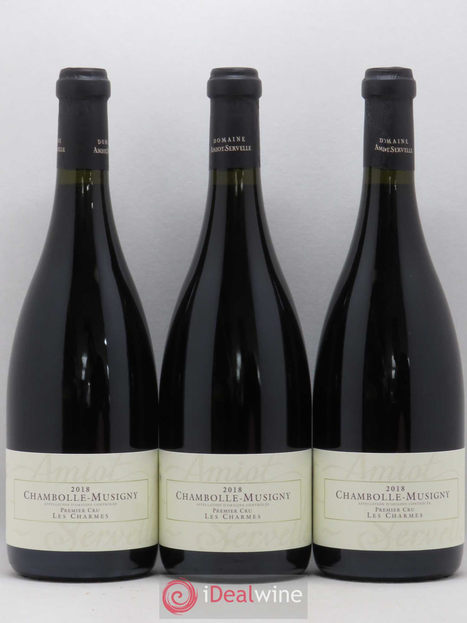 Chambolle-Musigny 1er Cru Les Charmes Amiot-Servelle 2018 - Lot de 3 bouteilles - 0