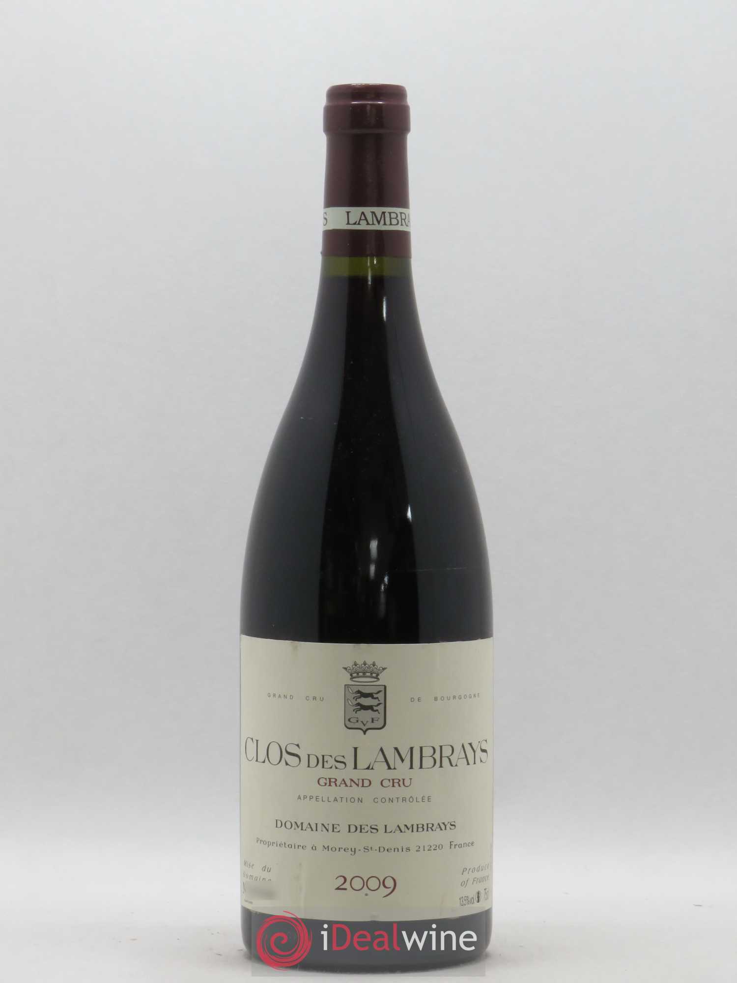 Clos des Lambrays Grand Cru Domaine des Lambrays 2009 - Lot de 1 bouteille - 0
