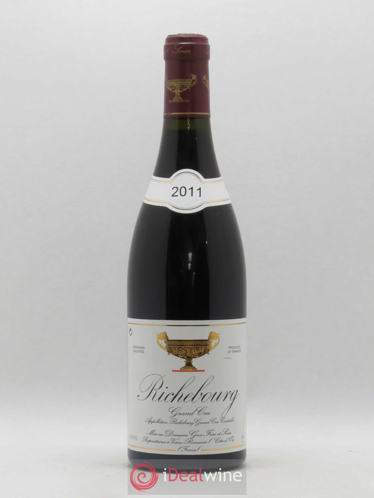 Richebourg Grand Cru Gros Frère & Soeur 2011 - Lot de 1 bouteille - 0
