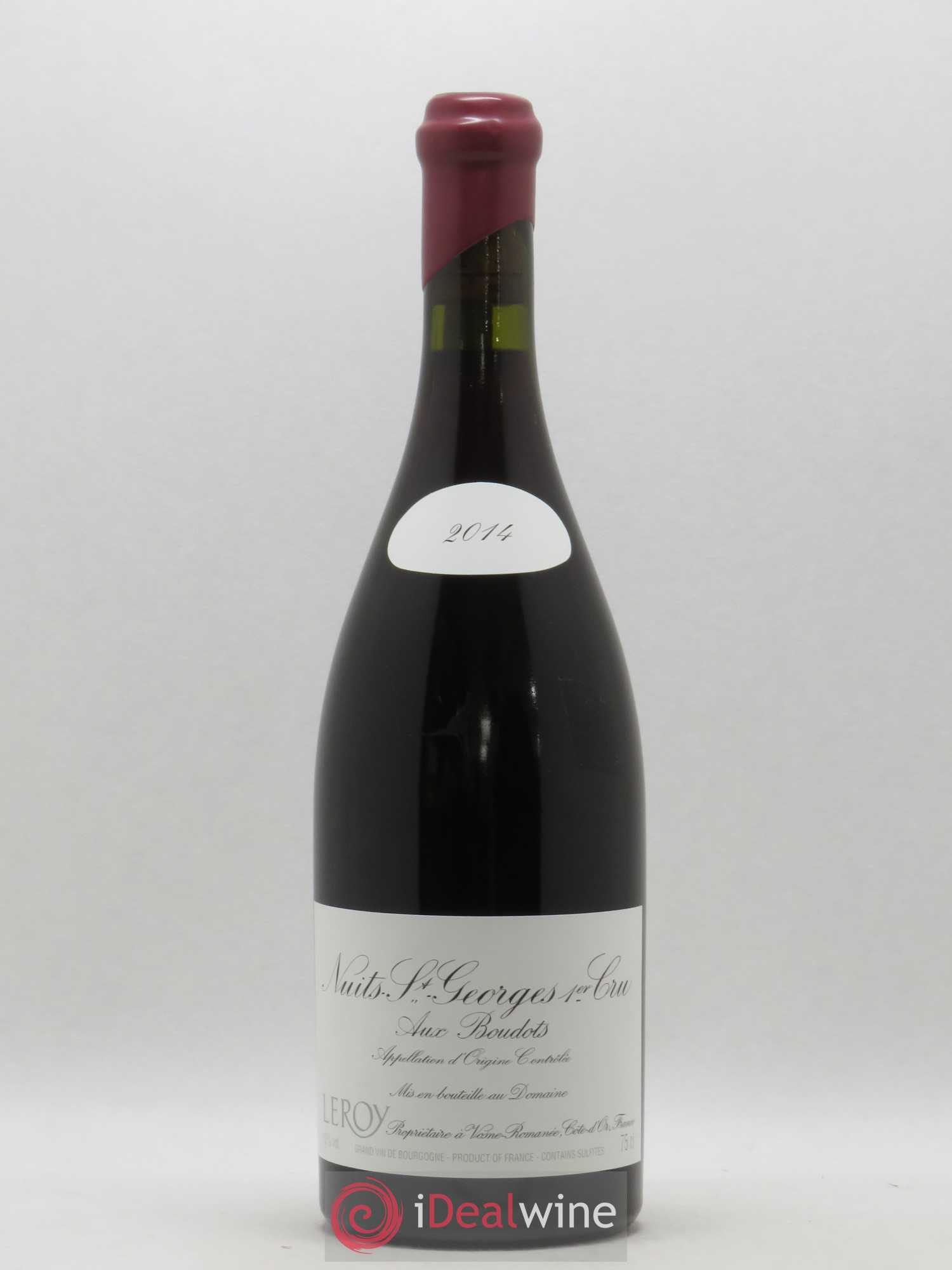 Nuits-Saint-Georges 1er Cru Aux Boudots Leroy (Domaine) 2014 - Lot de 1 bouteille - 0