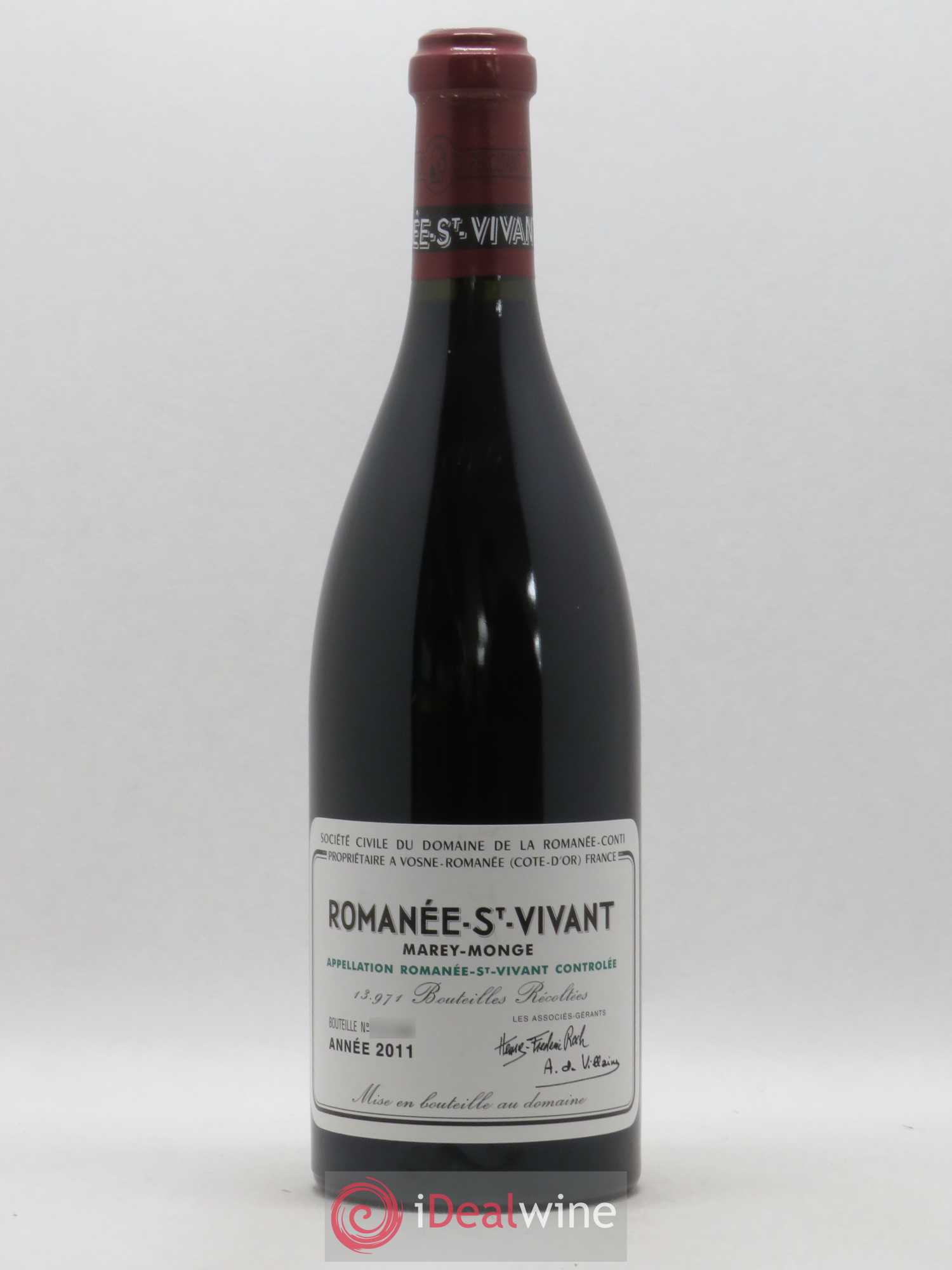 Romanée-Saint-Vivant Grand Cru Domaine de la Romanée-Conti 2011 - Lot de 1 bouteille - 0