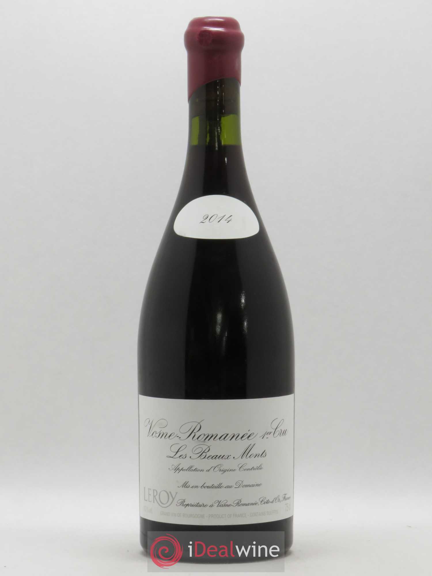 Vosne-Romanée 1er Cru Les Beaux-Monts Leroy (Domaine) 2014 - Lot de 1 bouteille - 0